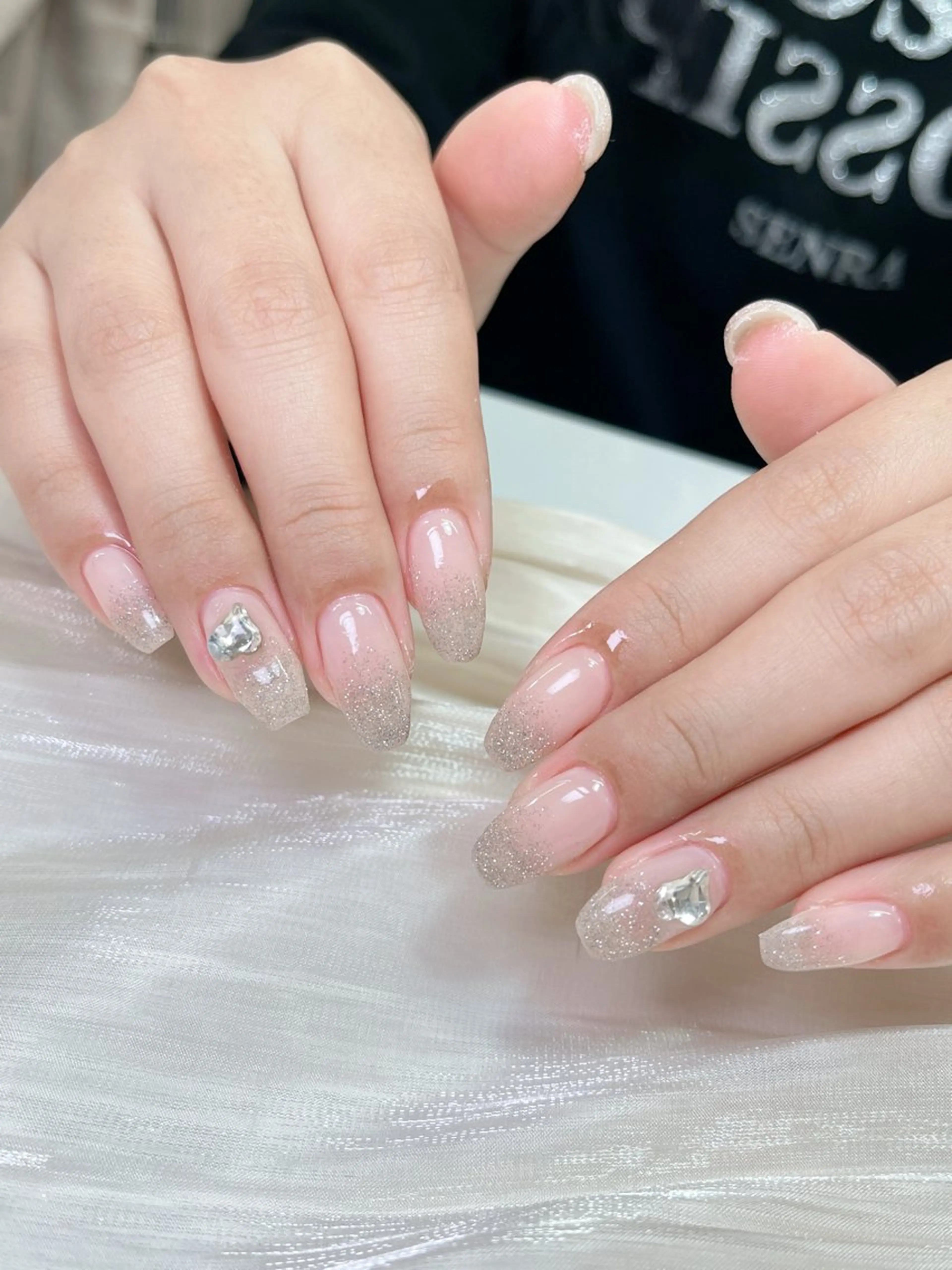 ネイル candy nail 韓国風ワンホンネイルのネイルデザイン