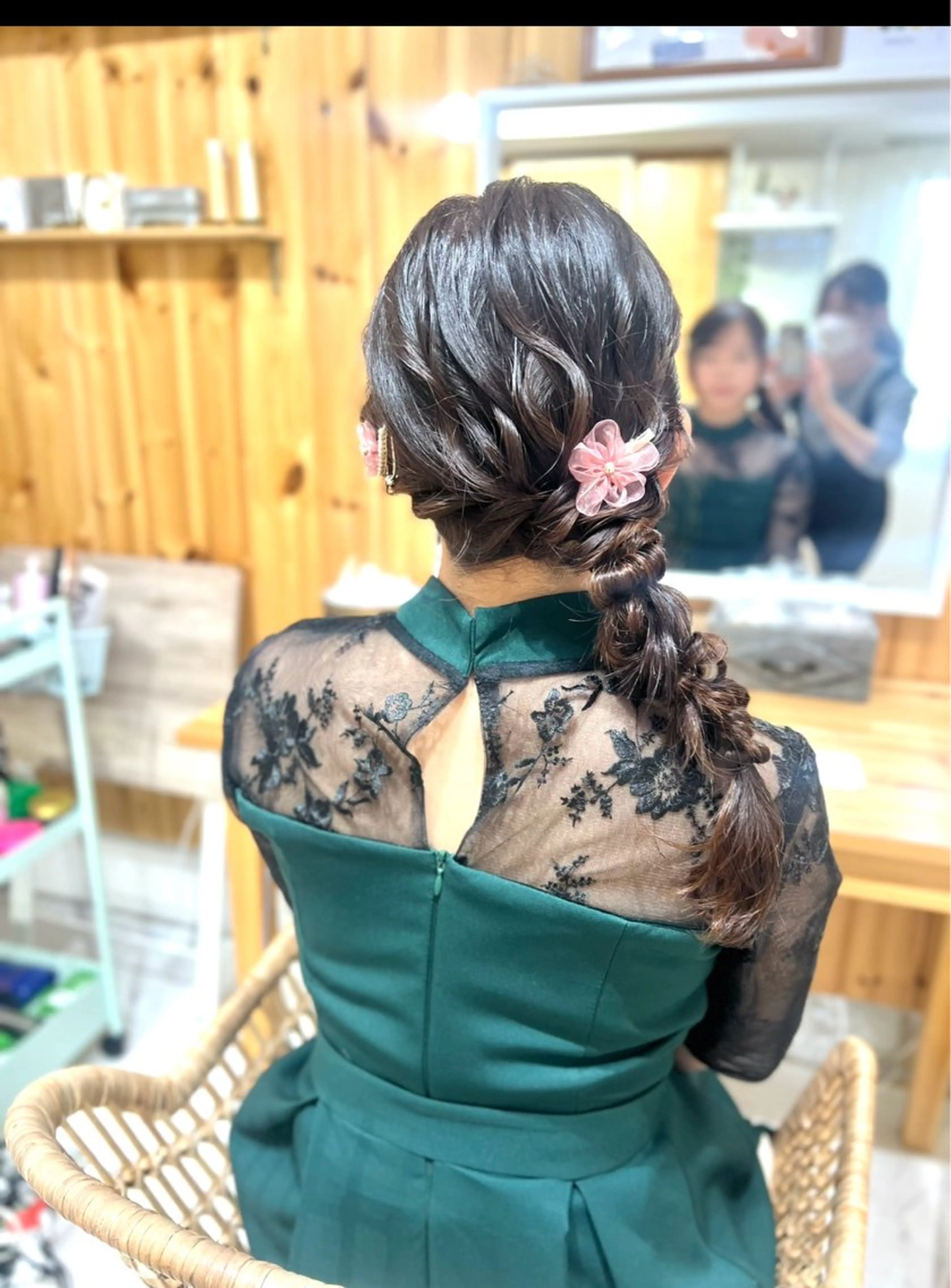 セミロング ヘアセット ヘアセット/金山 佐野 妃都美のヘアスタイル