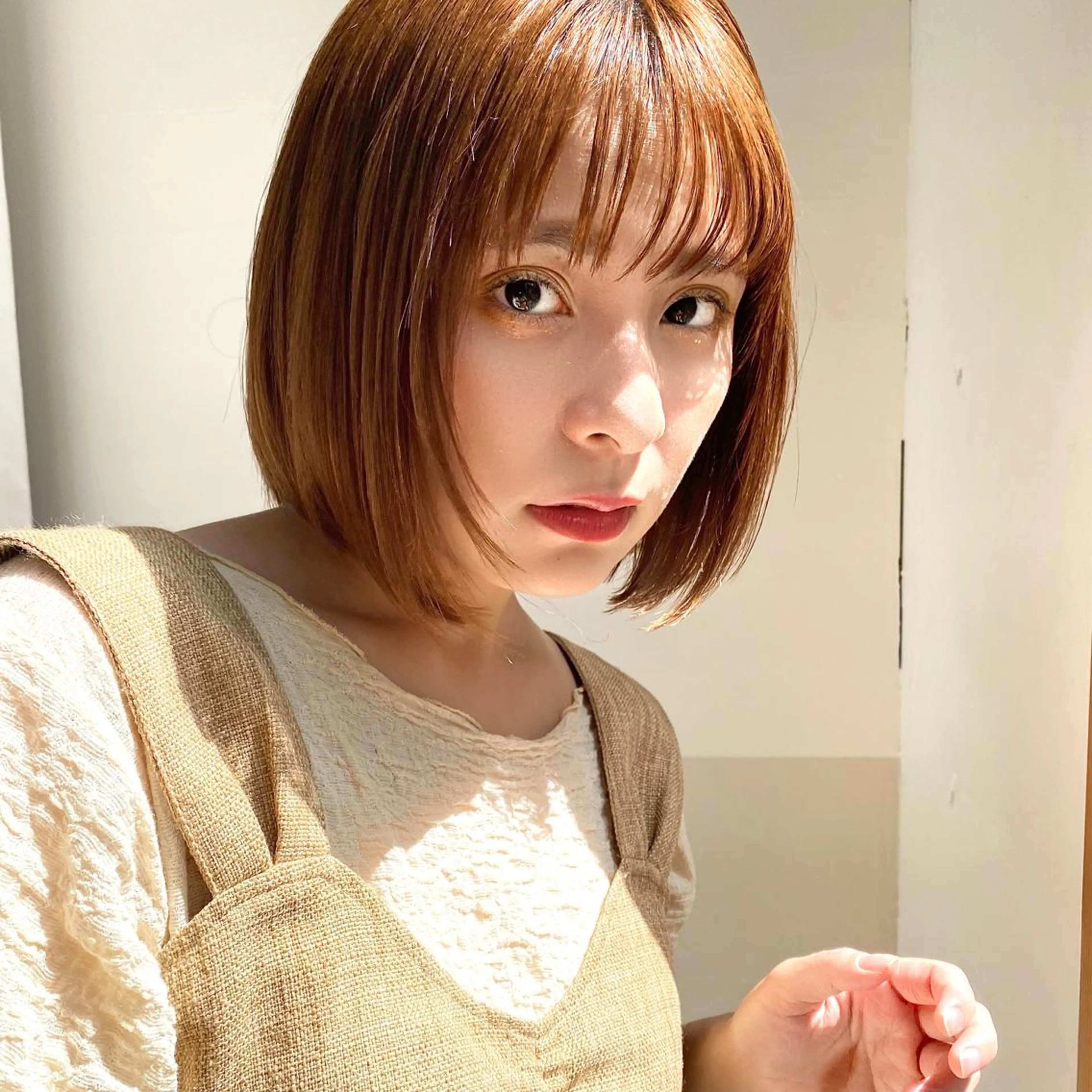 ショート カラー 🪭risa 暖色/レイヤー🪭のヘアスタイル