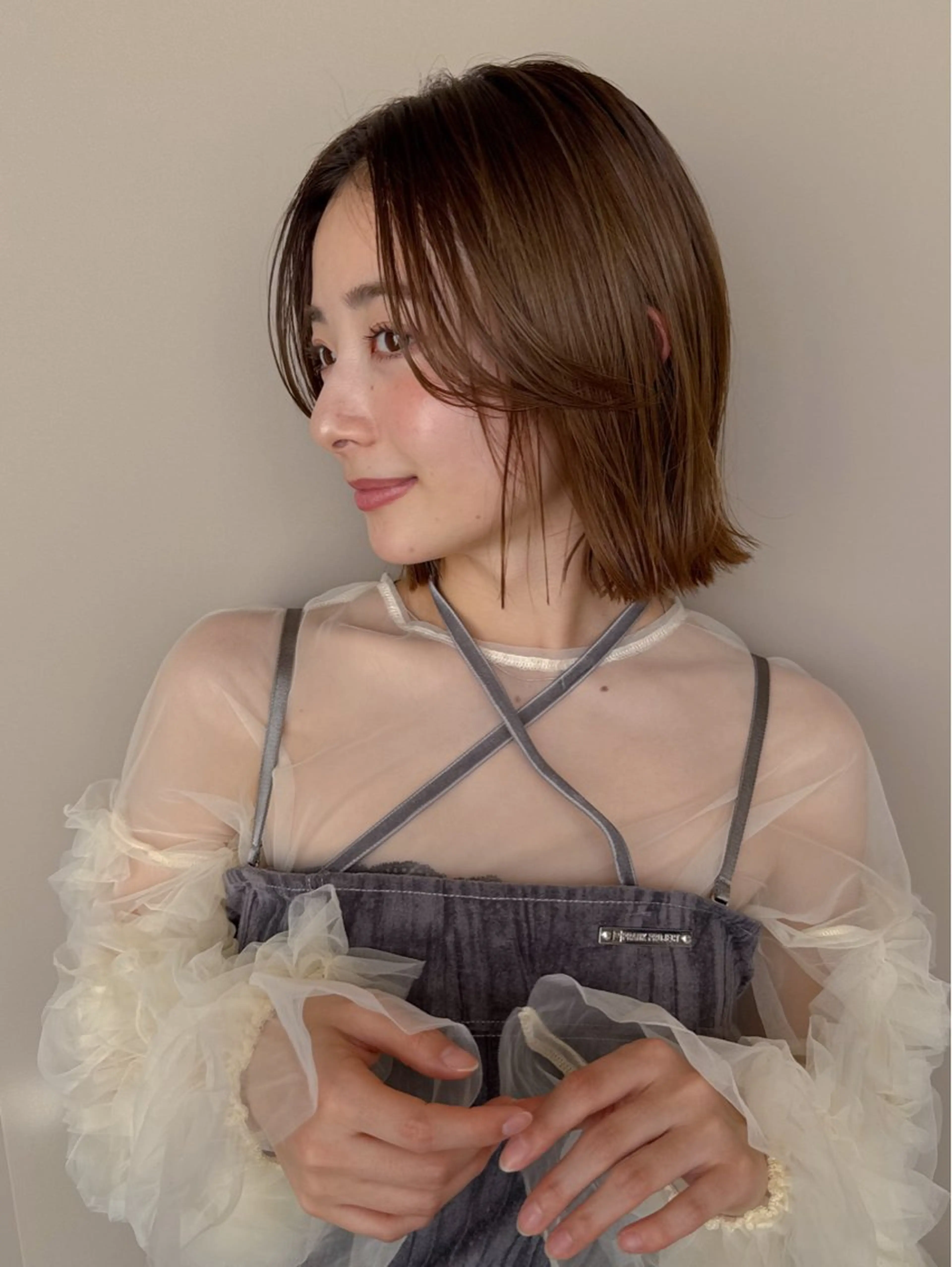 【👑縮毛人気No.1】プレミアム縮毛矯正+カット+透明感カラー+3stepトリートメントの写真