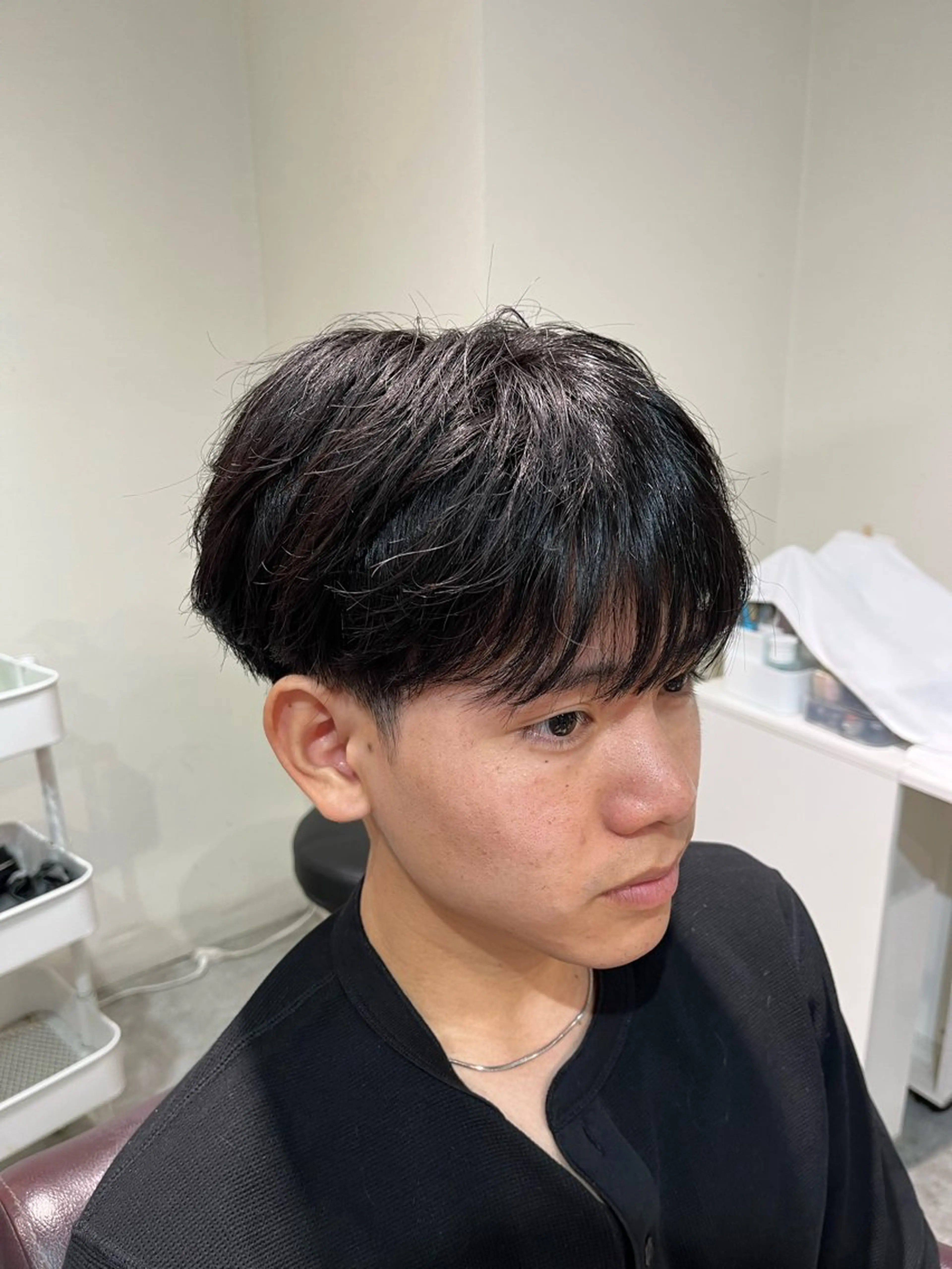 メンズ カット フェザーパーマ🌙 毛流れ yuzukiのヘアスタイル