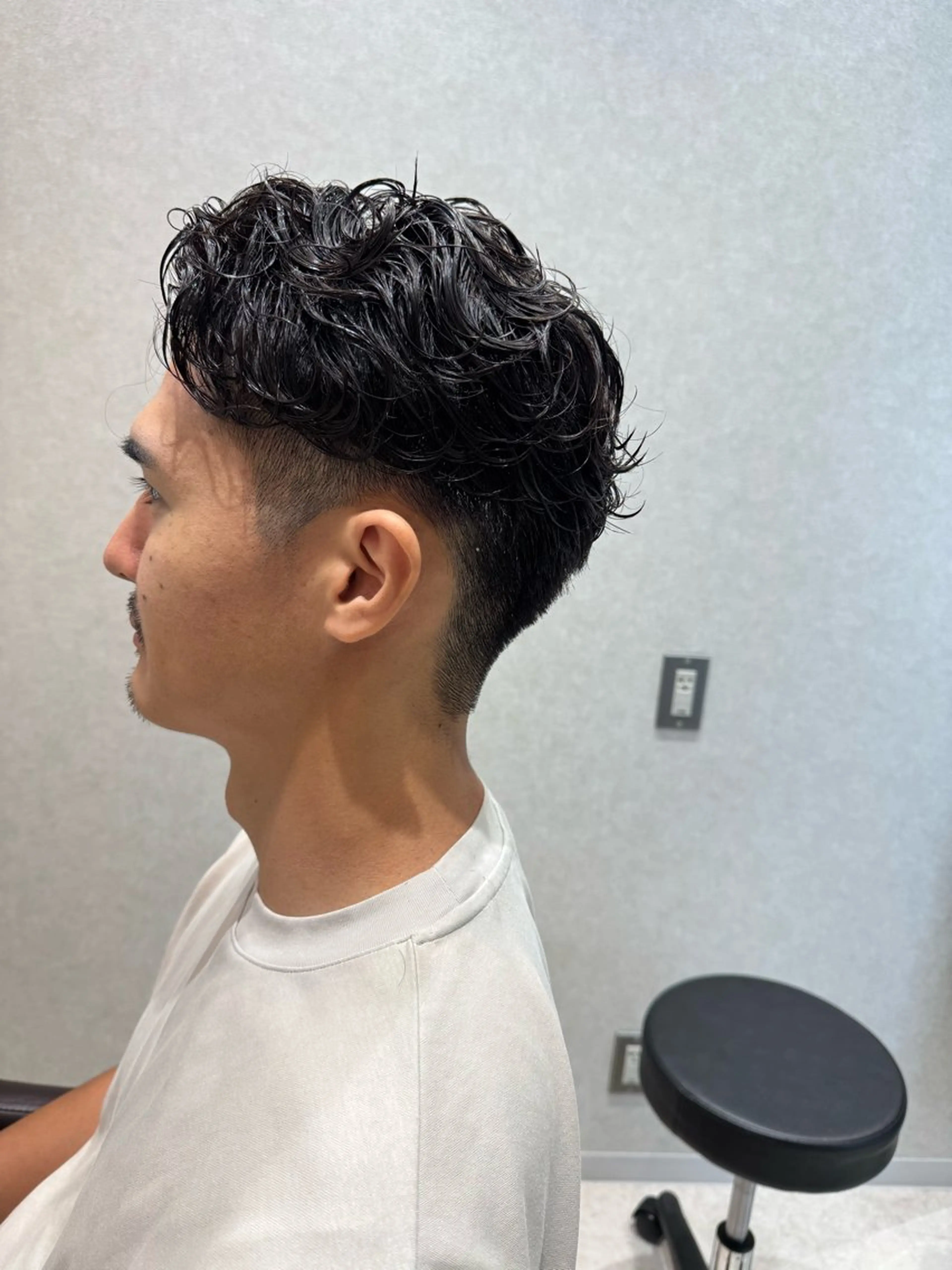 ショート パーマ メンズヘア特化 廣田和也のヘアスタイル