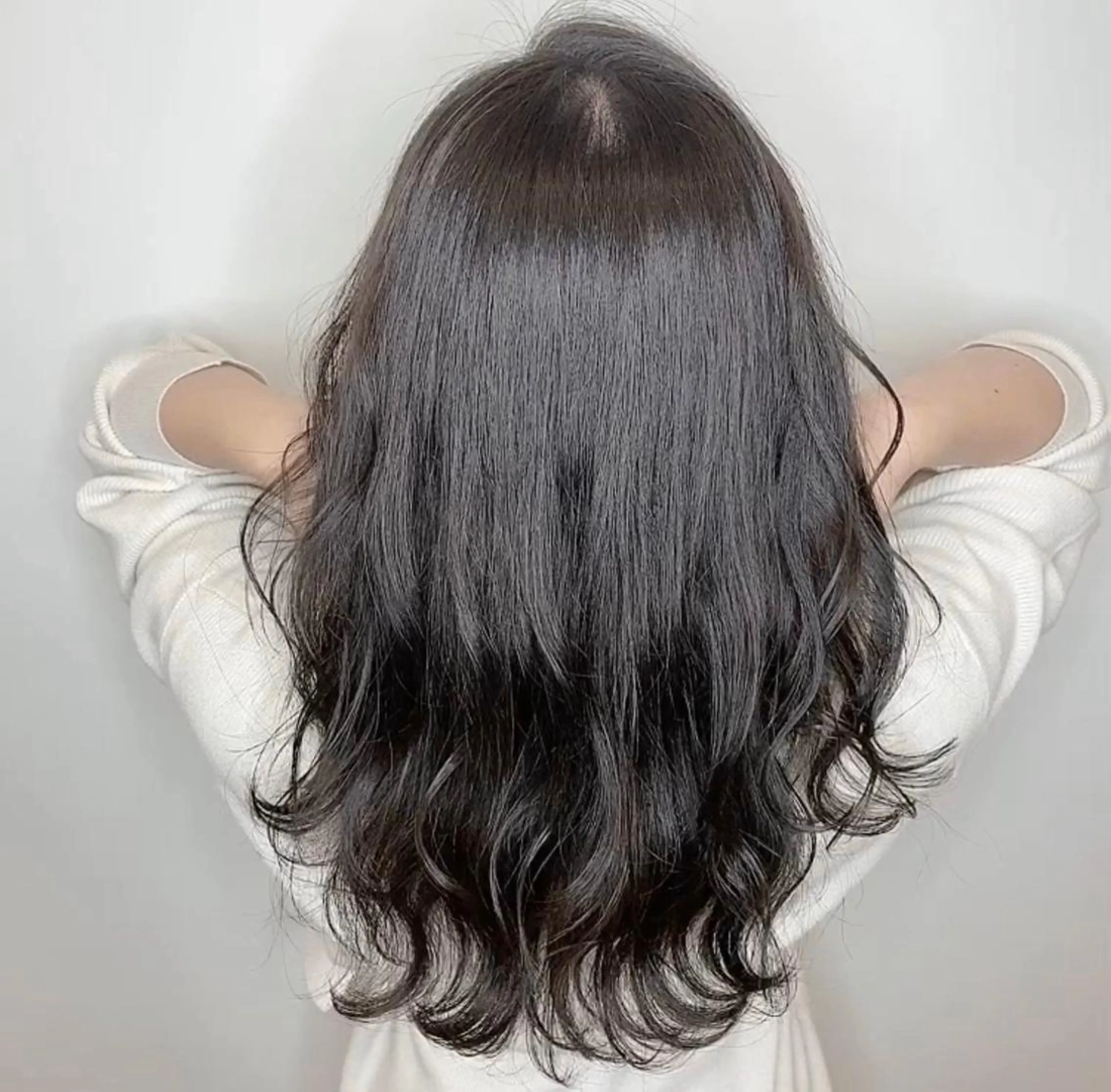 ロング カラー イルミナカラー 新宿/韓国レイヤー/ 顔まわり/メンズヘアのヘアスタイル