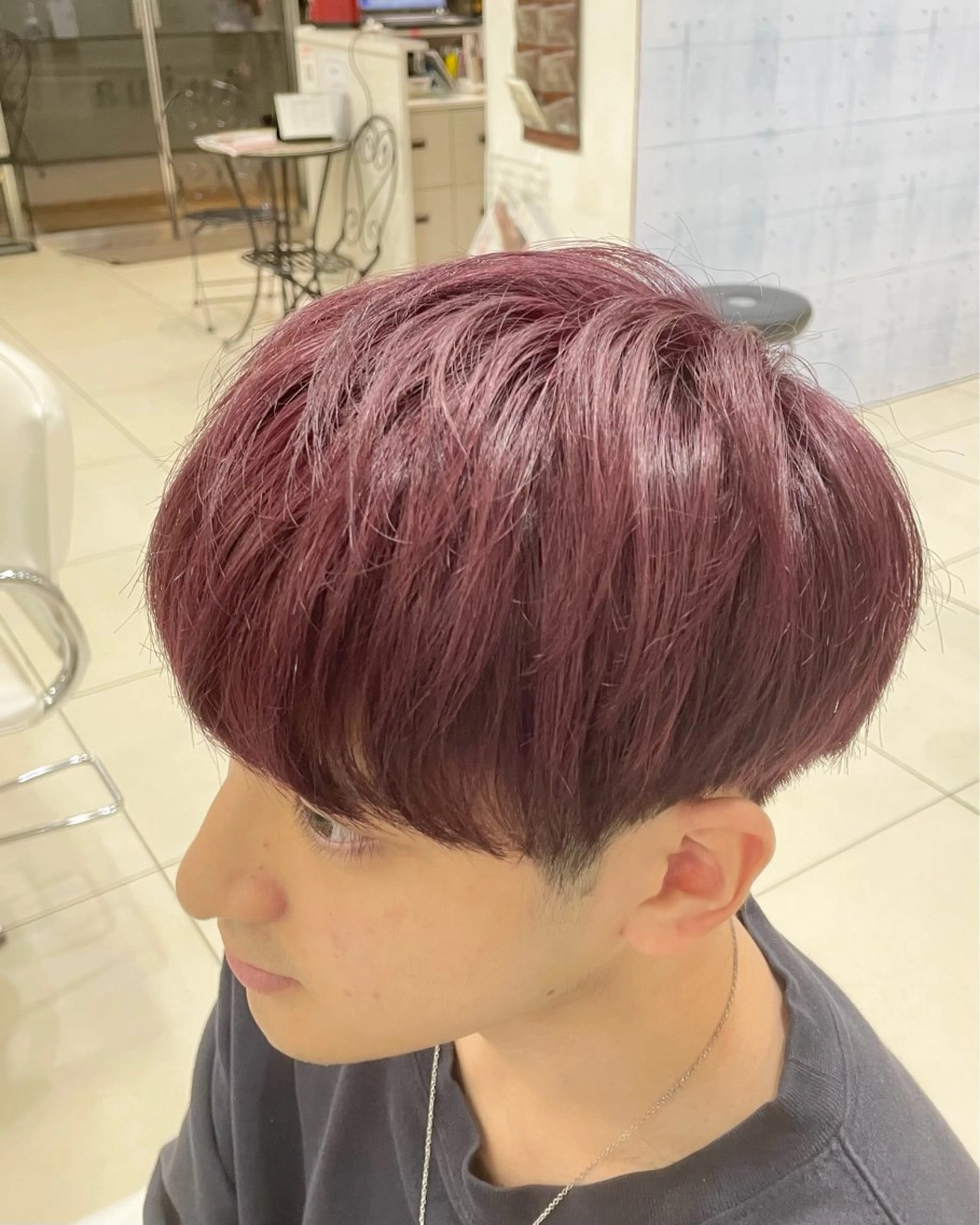 カラー メンズ ヘアカラー メンズニュアンス パーマ特化akaneのヘアスタイル
