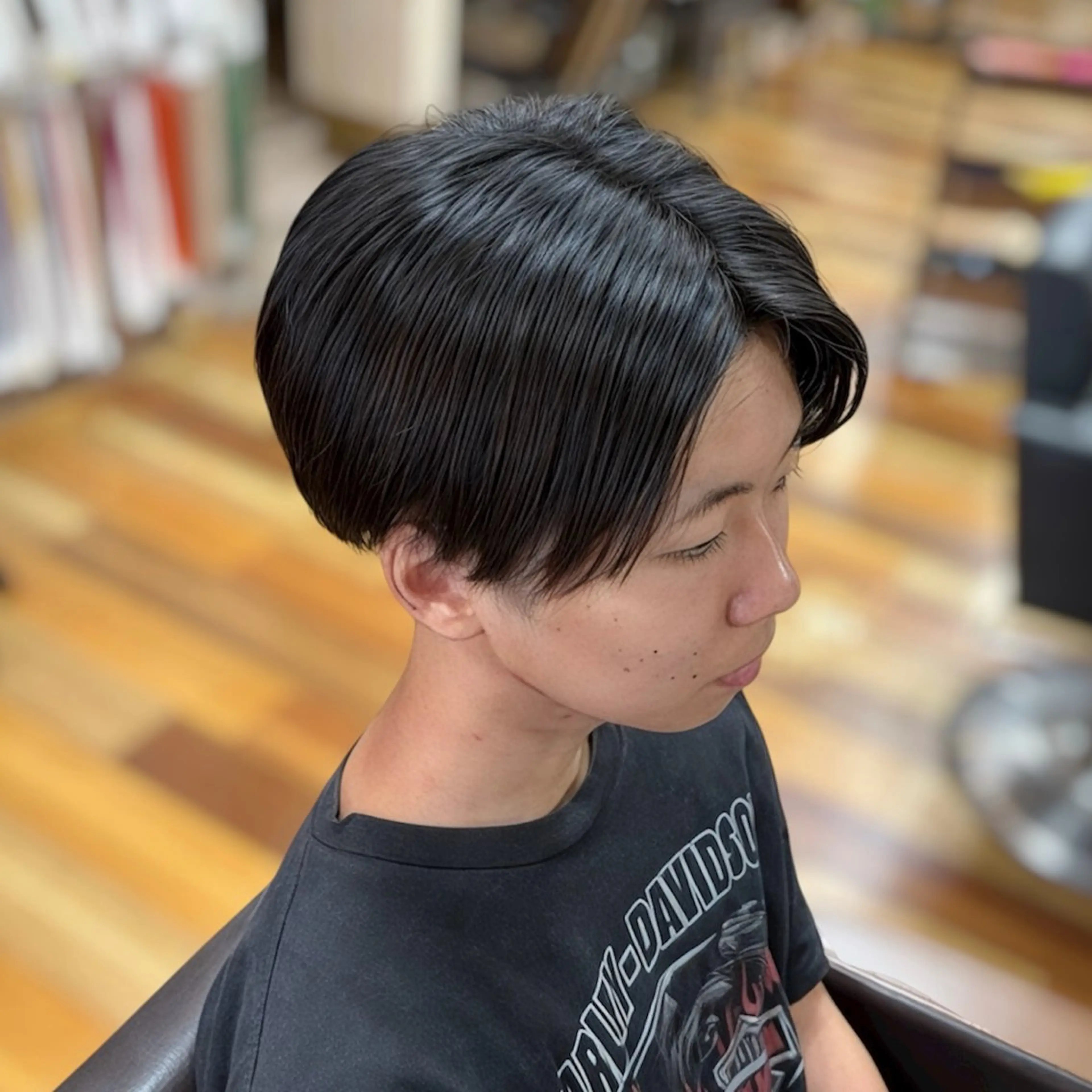 ショート カット パーマ 縮毛矯正 【金沢文庫4分】髪質 改善/縮毛矯正アラタのヘアスタイル