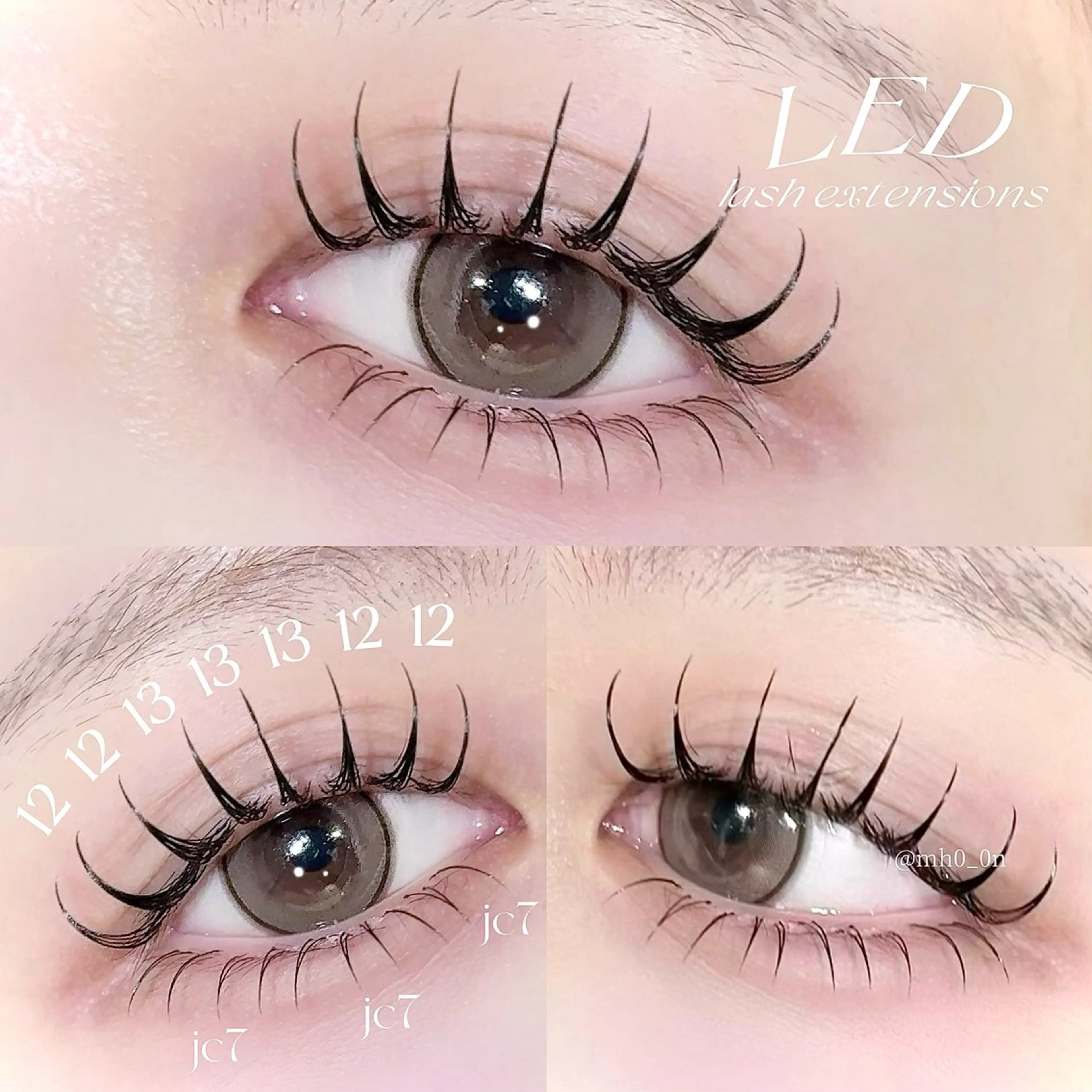 【LEDマツエク140本】圧倒的モチ◎オフ無料 ໒꒱· ゚の写真