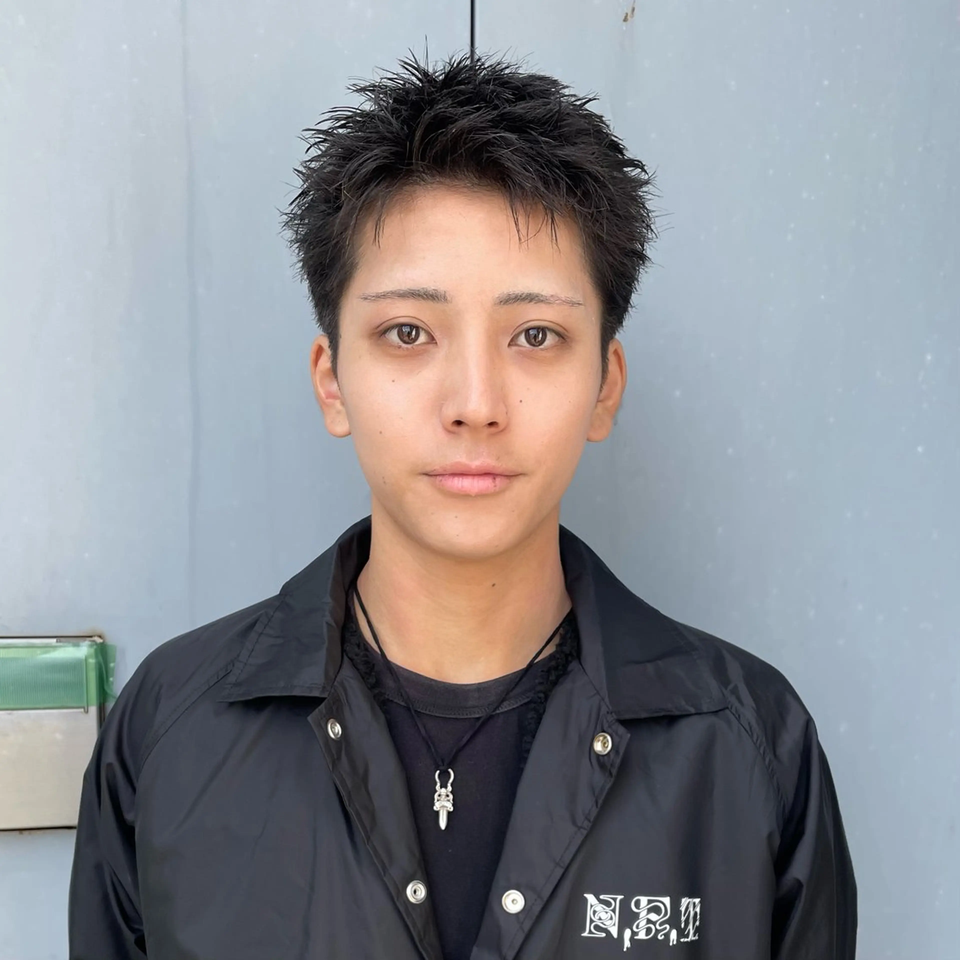 ショート メンズ スパイキーショート ショートヘア カット ⚾️横浜メンズカット 阿部龍馬🍺🍔のヘアスタイル