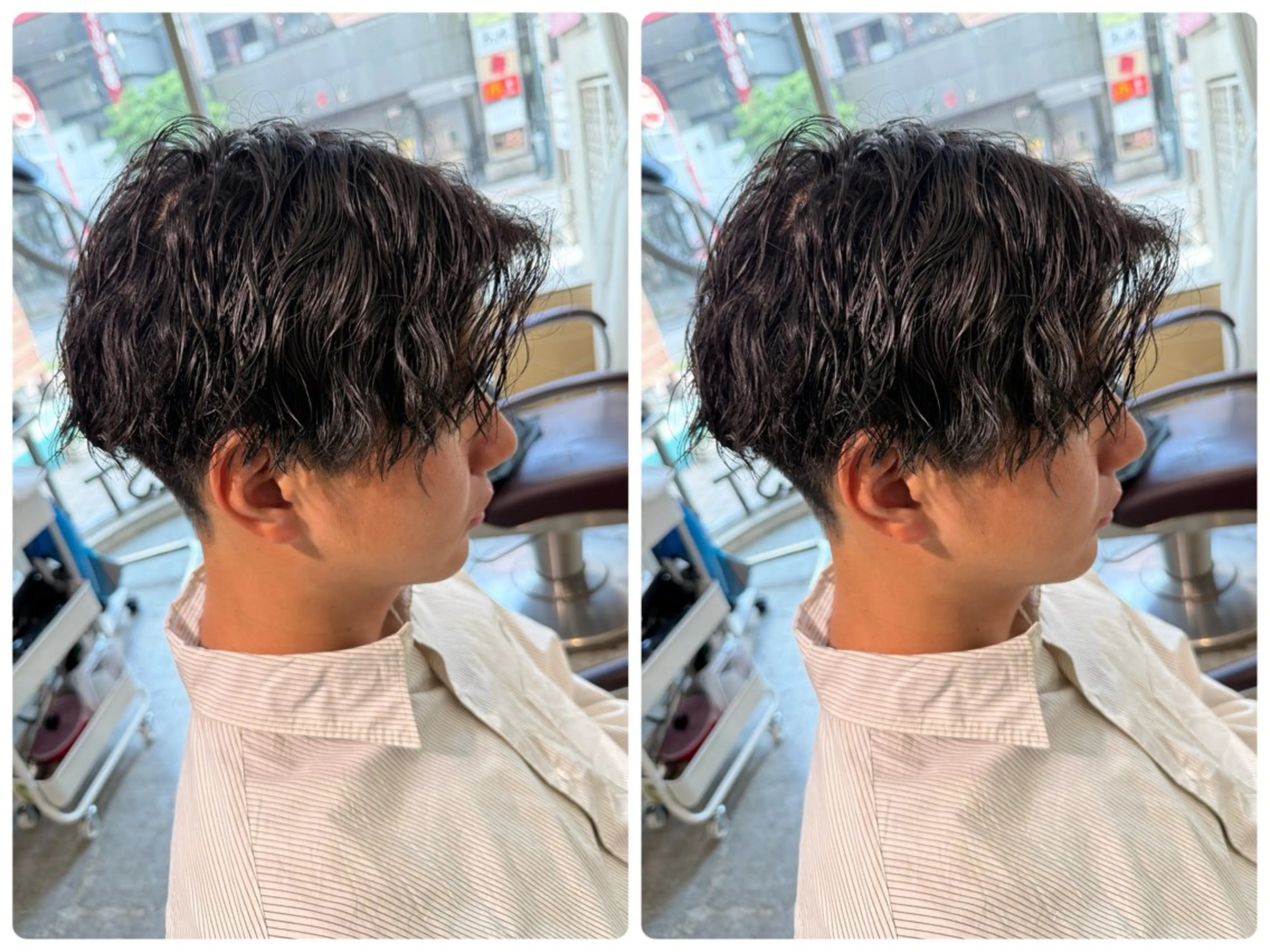 カラー パーマ メンズ 立川サラスト/ ku-ta🎟のヘアスタイル