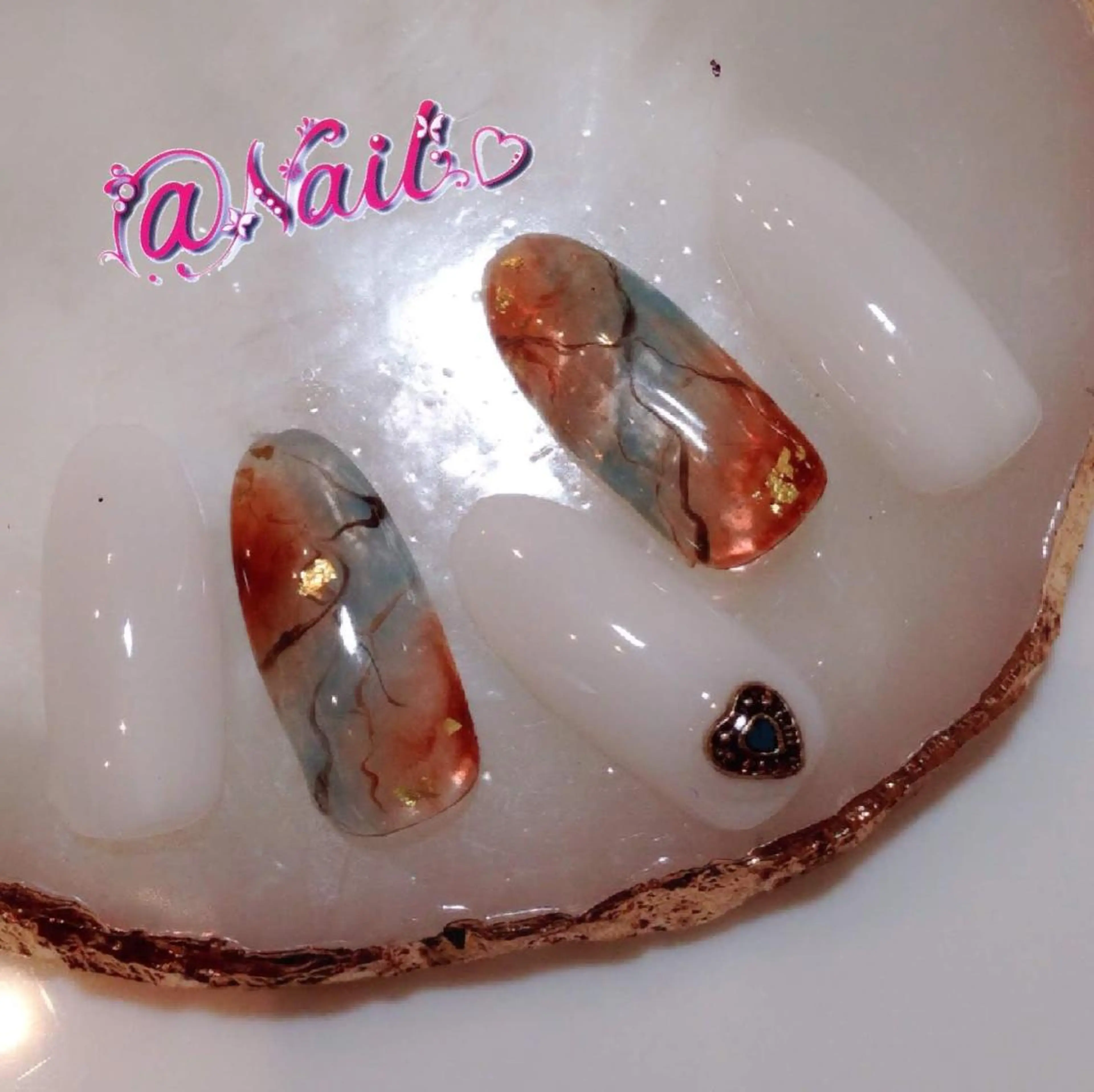 ネイル ネイルチップ 小尾 栞のネイルデザイン