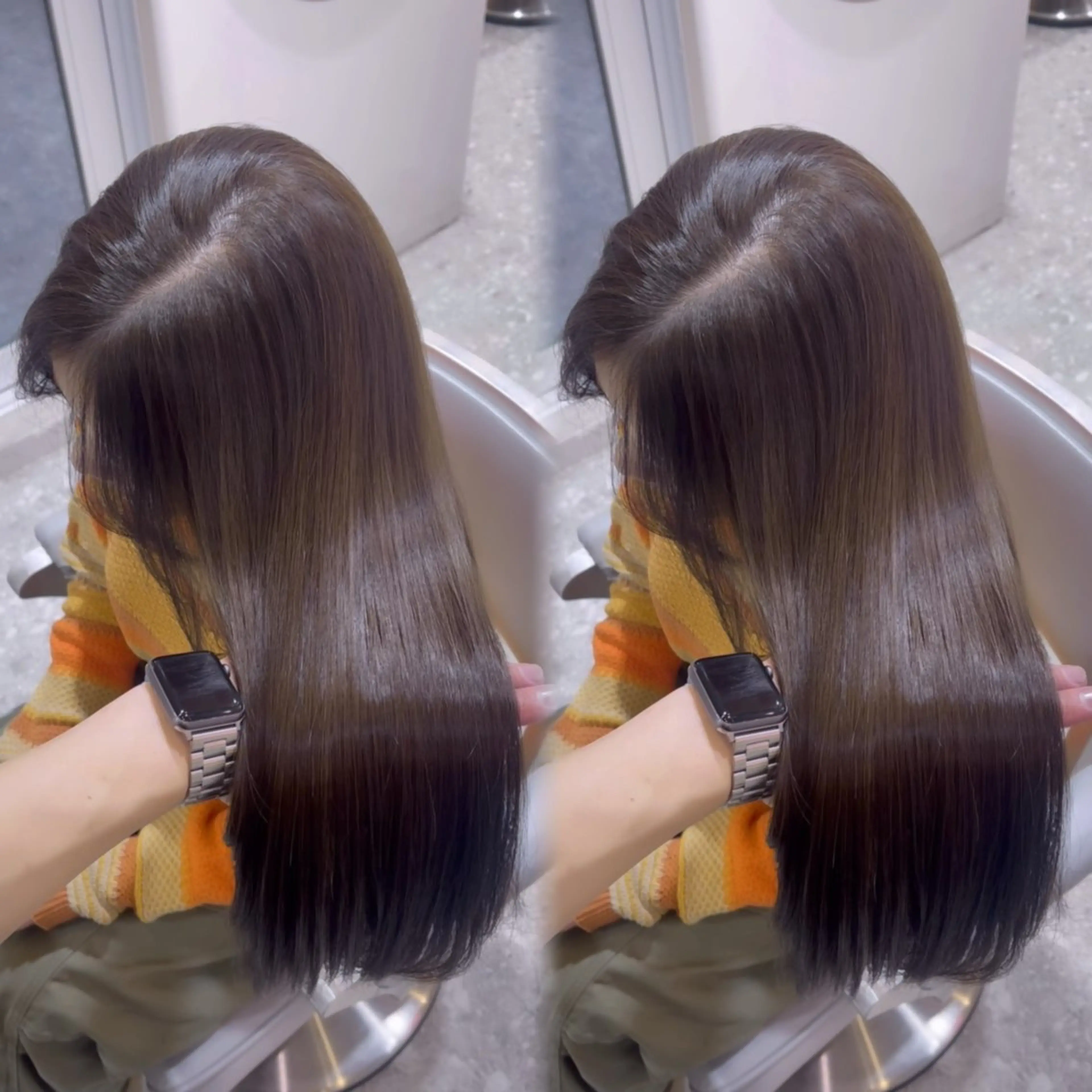 カラー ヘアカラー 新宿/美髪矯正/ 透明感カラー/たくのヘアスタイル