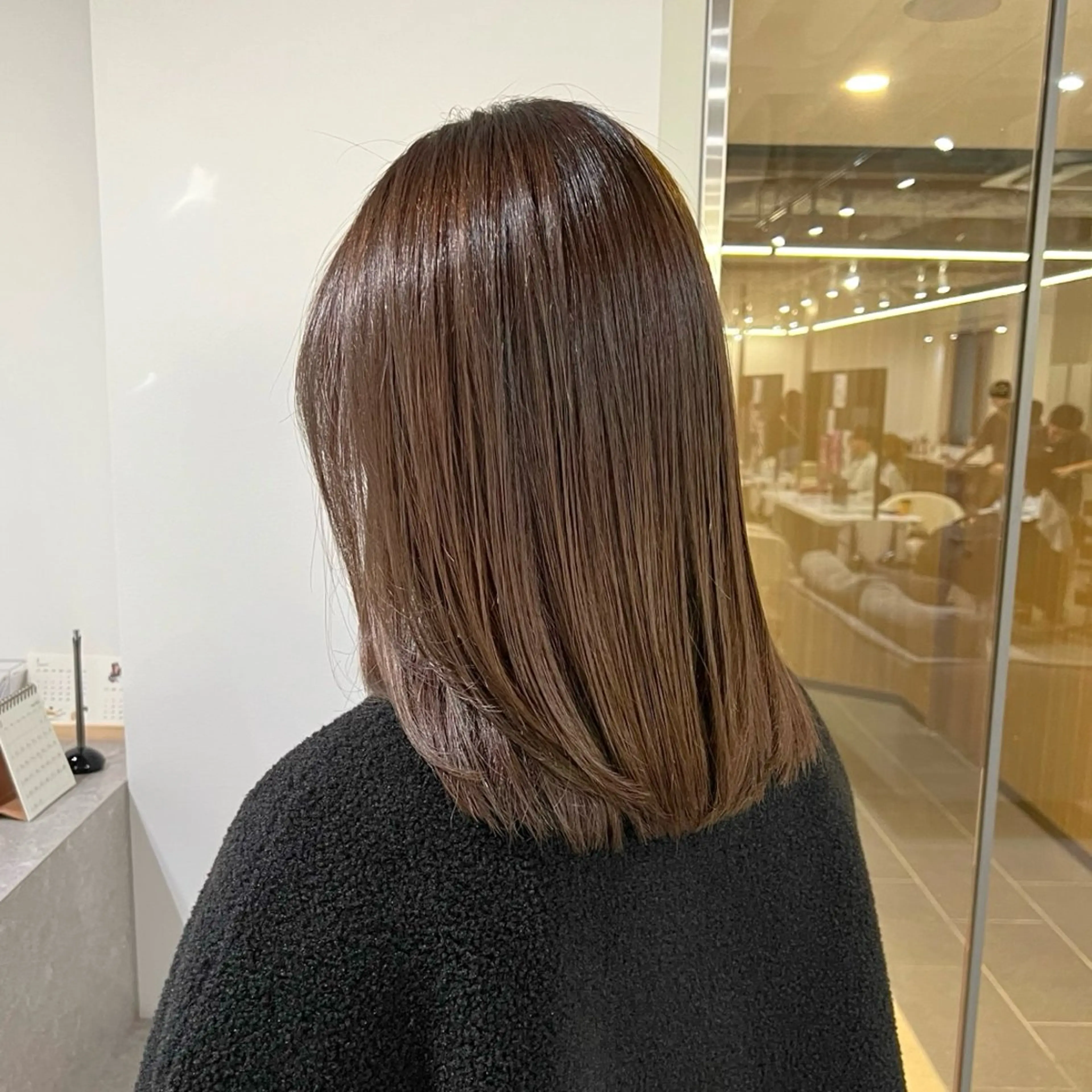 ミディアム カラー ベージュカラー ナチュラルヘア/ 似合わせ/三宅 昌太のヘアスタイル