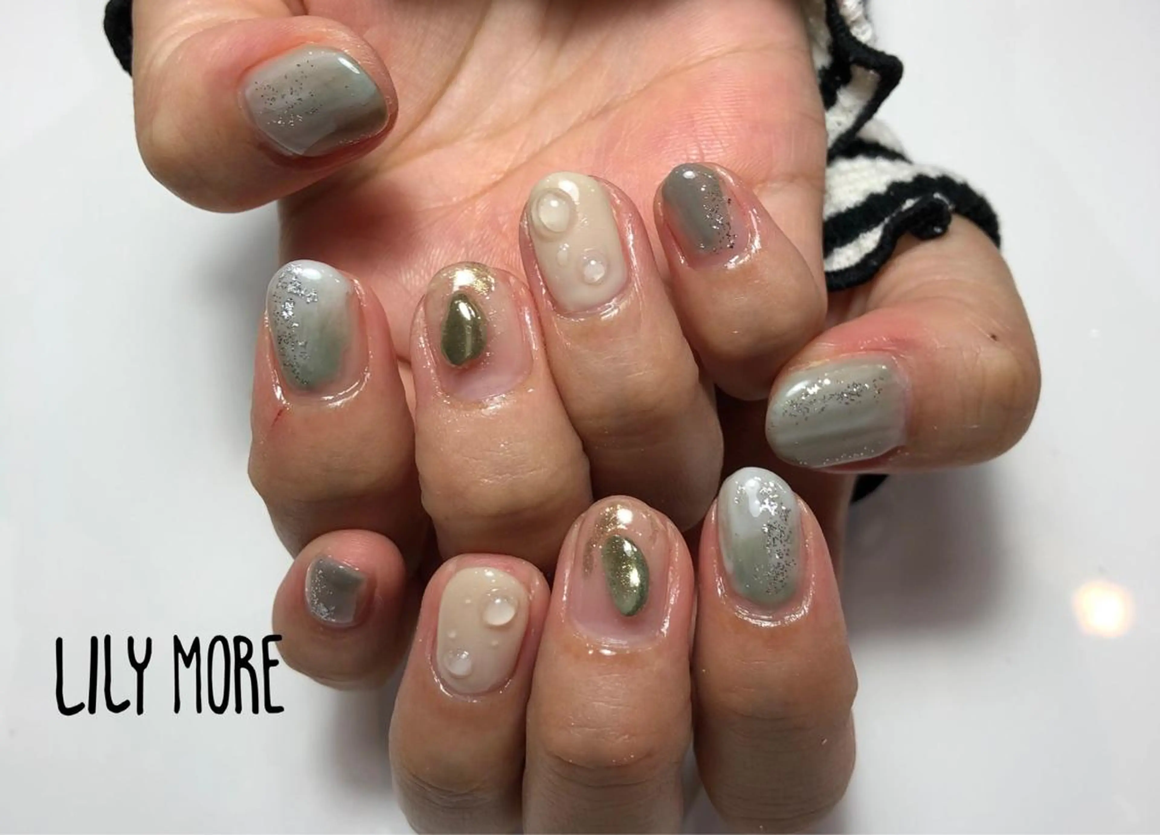 ネイル ニュアンスネイル Lily closetのネイルデザイン