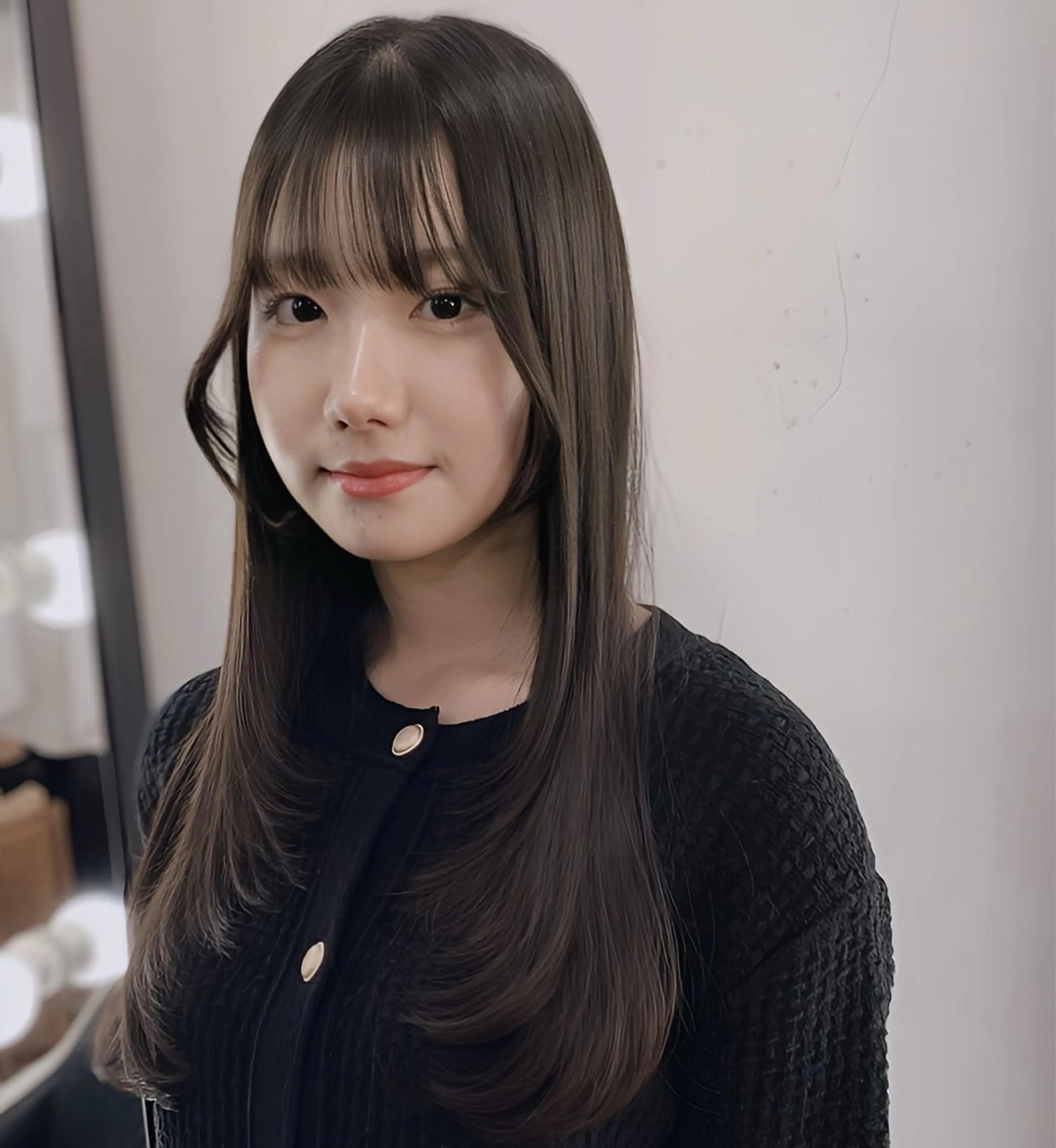 ロング カット トリートメント 韓国ヘア/レイヤー /札幌駅/二平剣士郎のヘアスタイル