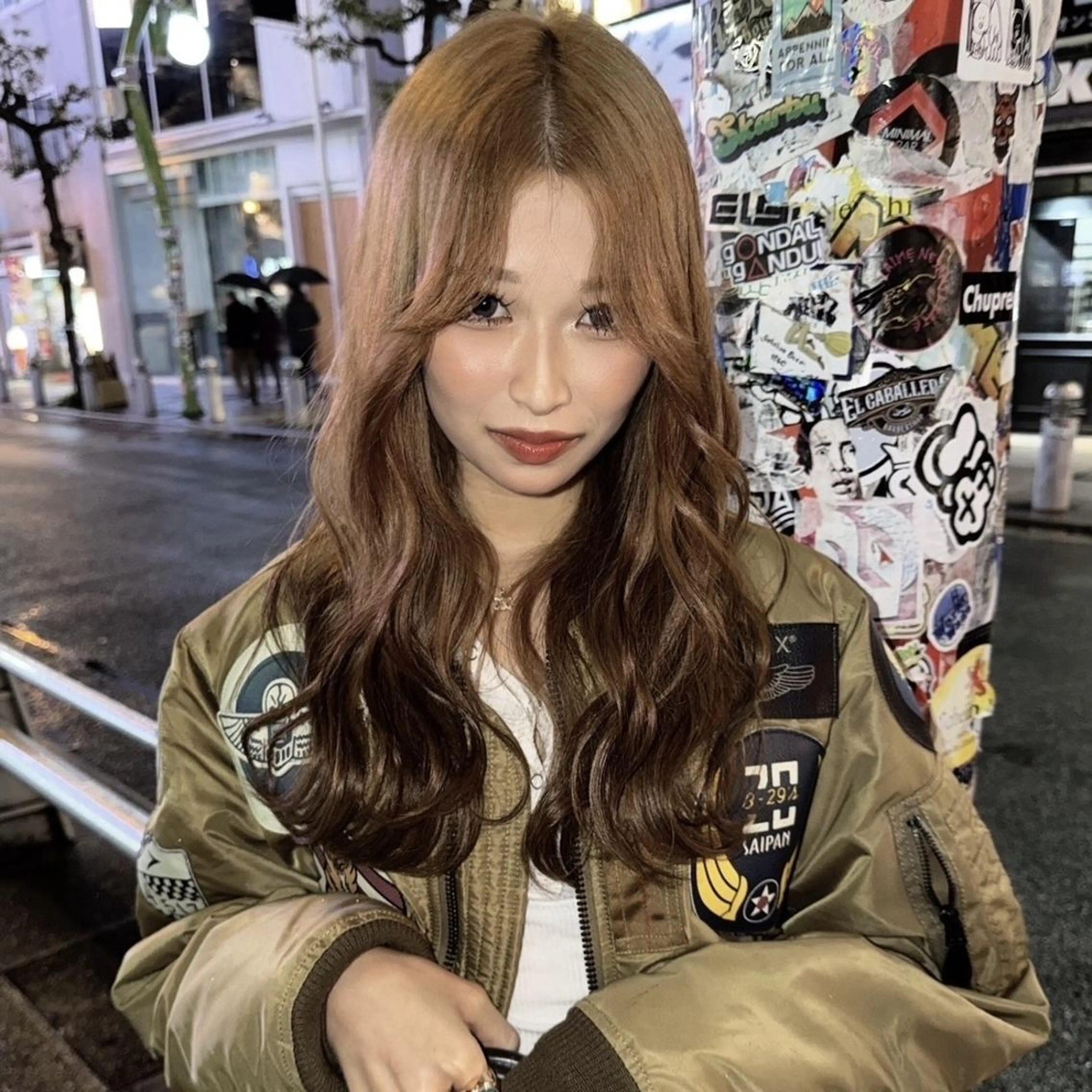セミロング カラー ヘアカラー 🩵垢抜け確定🩵 ハイトーン特化🩵のヘアスタイル