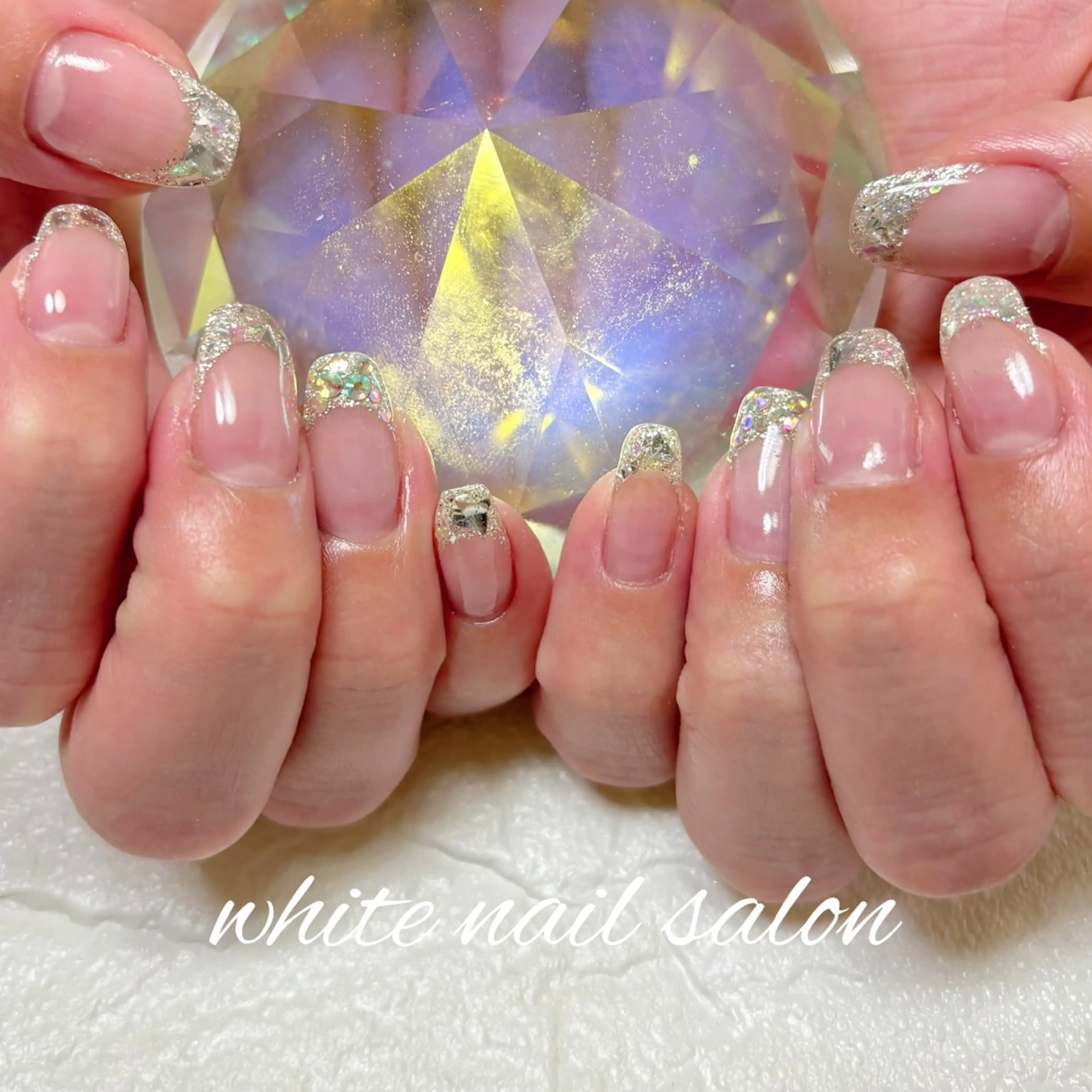 ネイル フットネイル ハンドネイル white nail salonのネイルデザイン