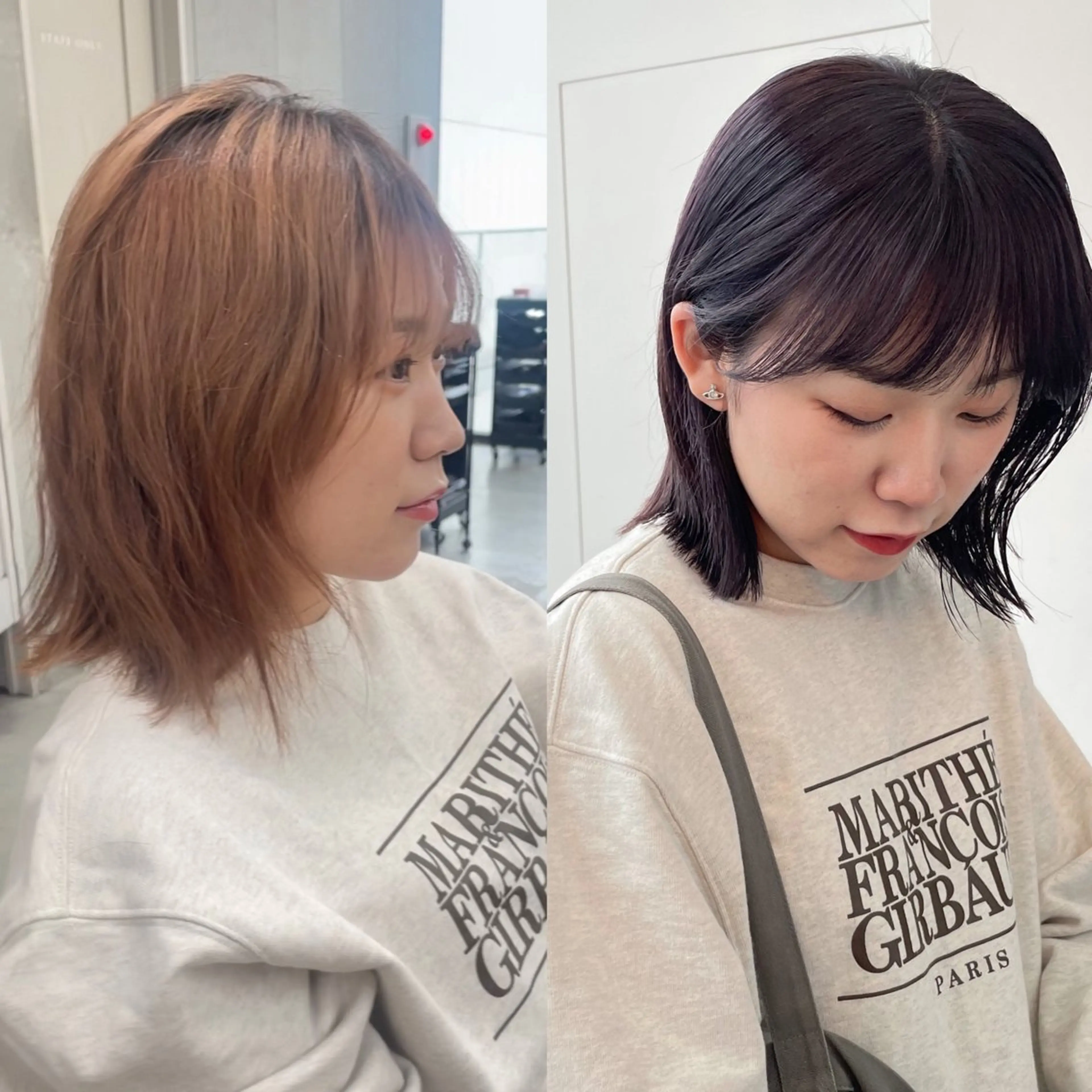 ショート カラー ブリーチ 似合わせカット レイヤー/ブリーチ ♥️【木坂 桃歌】のヘアスタイル