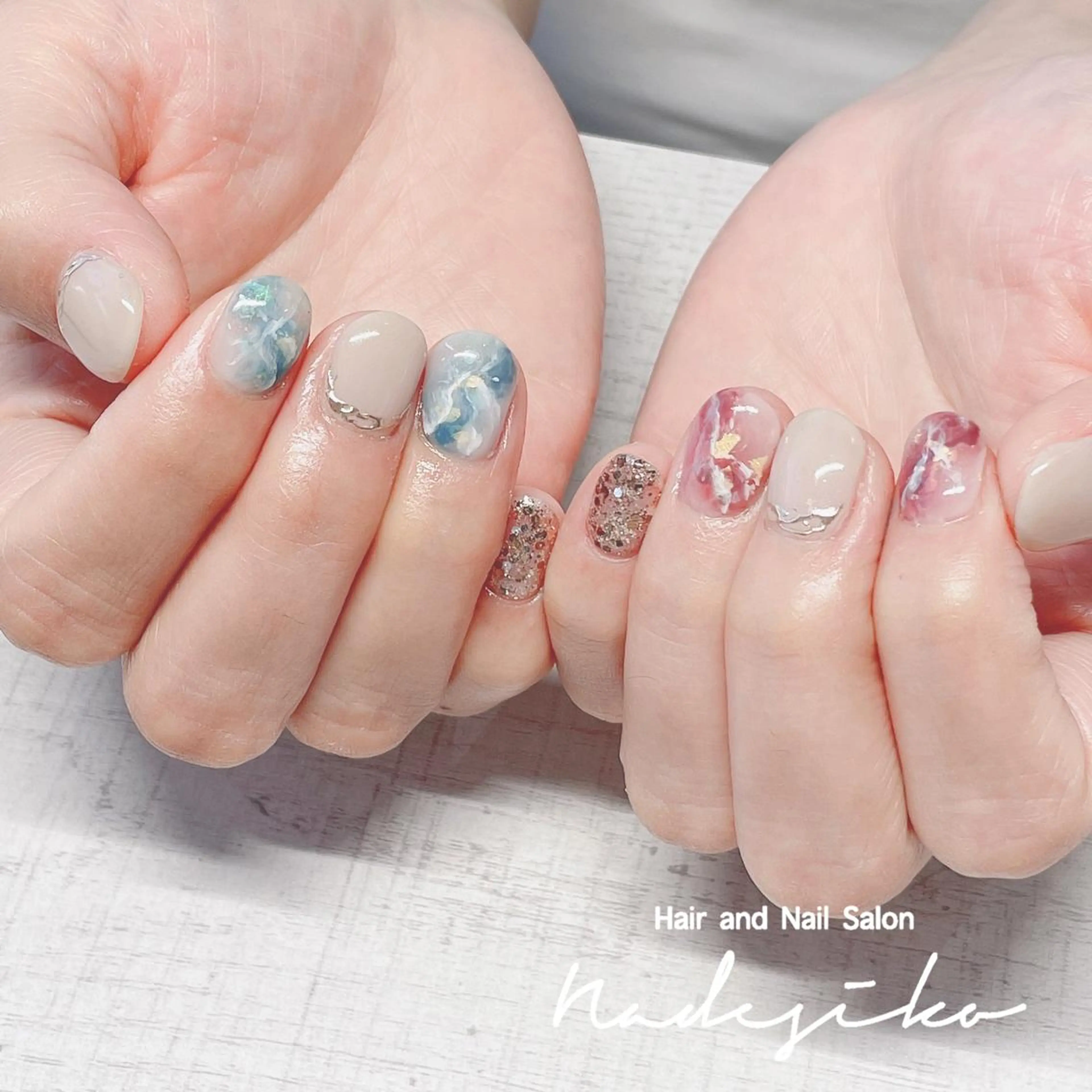 ネイル nadesico nailのネイルデザイン