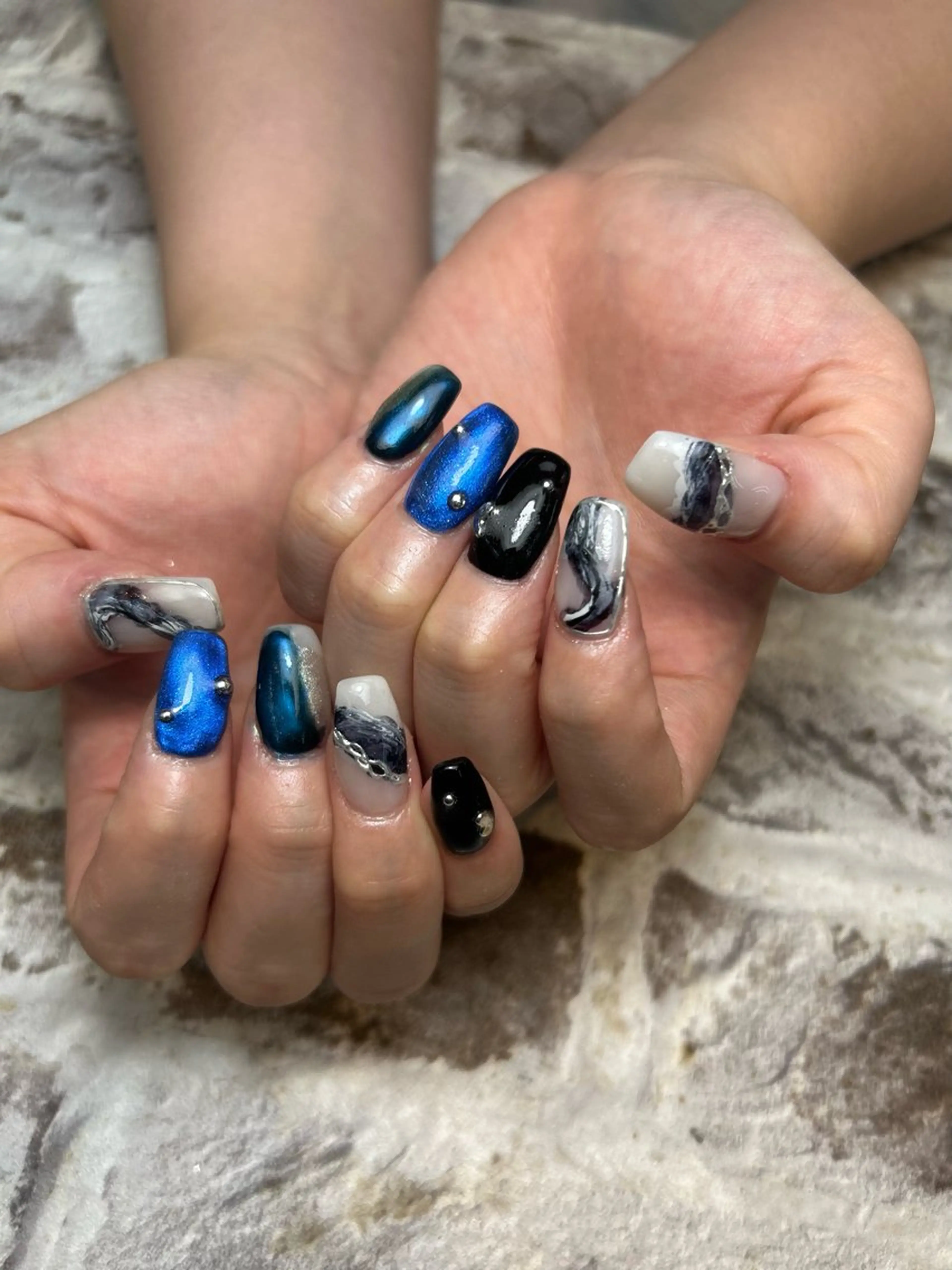 ネイル スカルプネイル 東十条muumii ネイルまつ毛のネイルデザイン