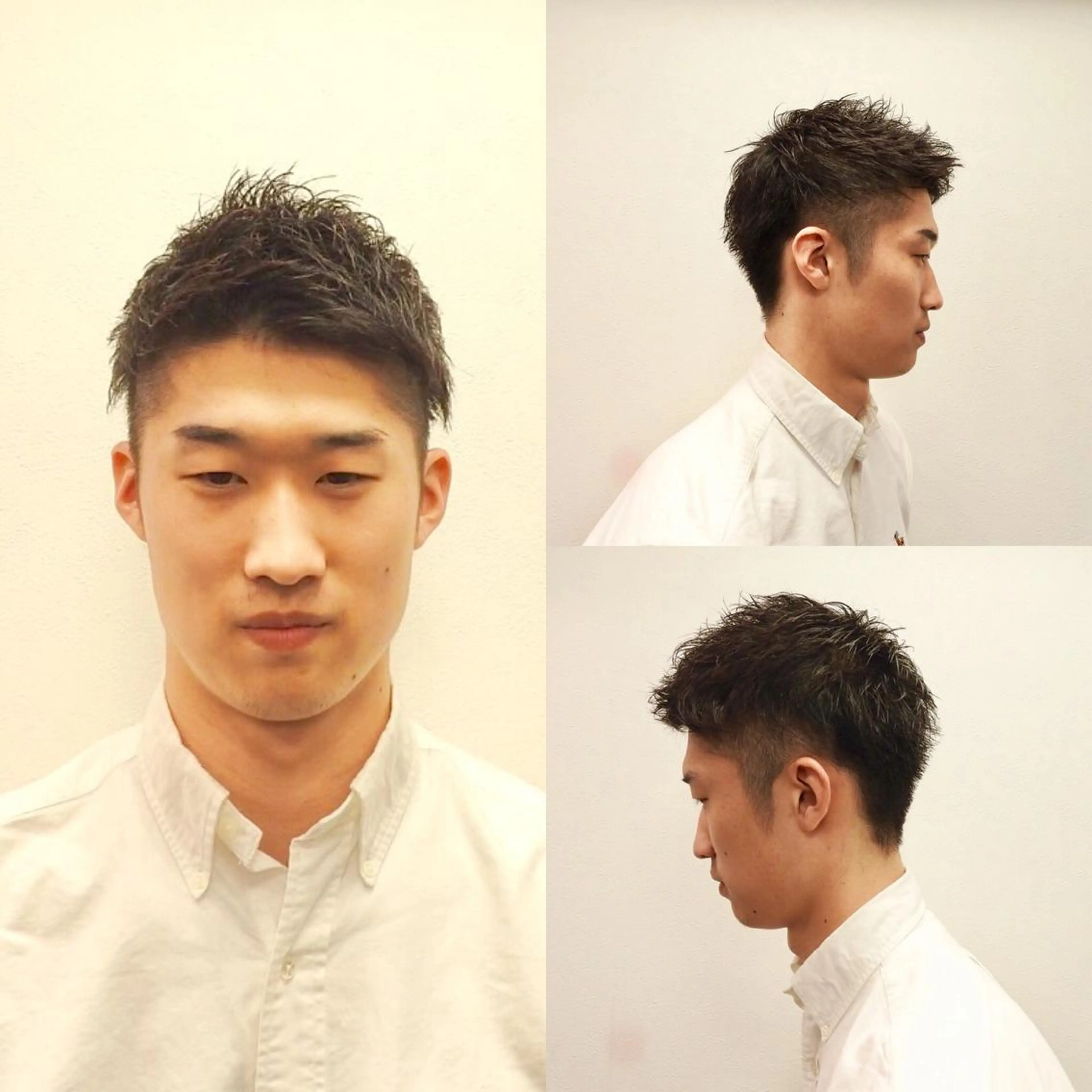 ショート メンズ 刈り上げ カット ヘアセット 前田賢生 ご新規様はNGのヘアスタイル