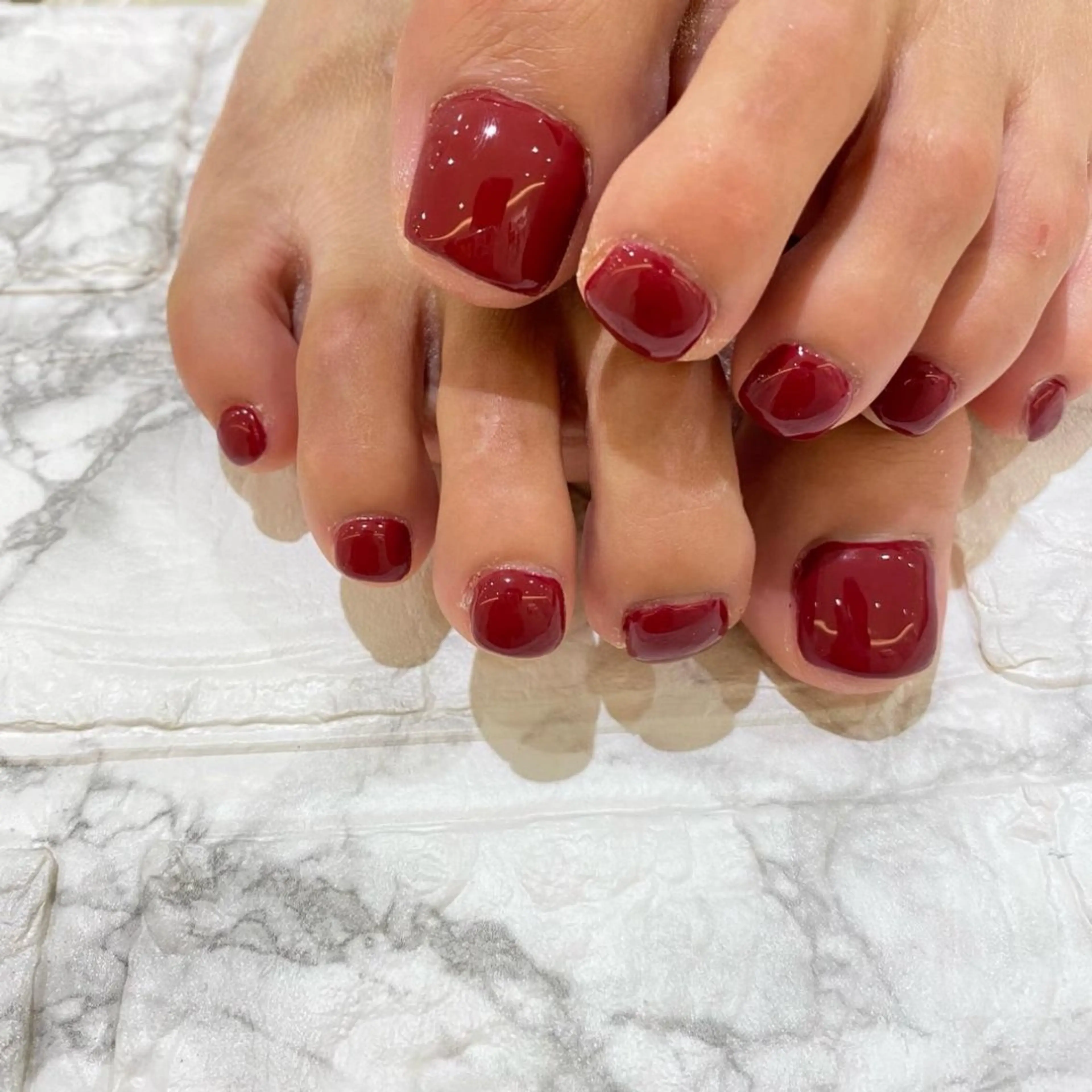 ネイル フットネイル 田中 夏海のネイルデザイン