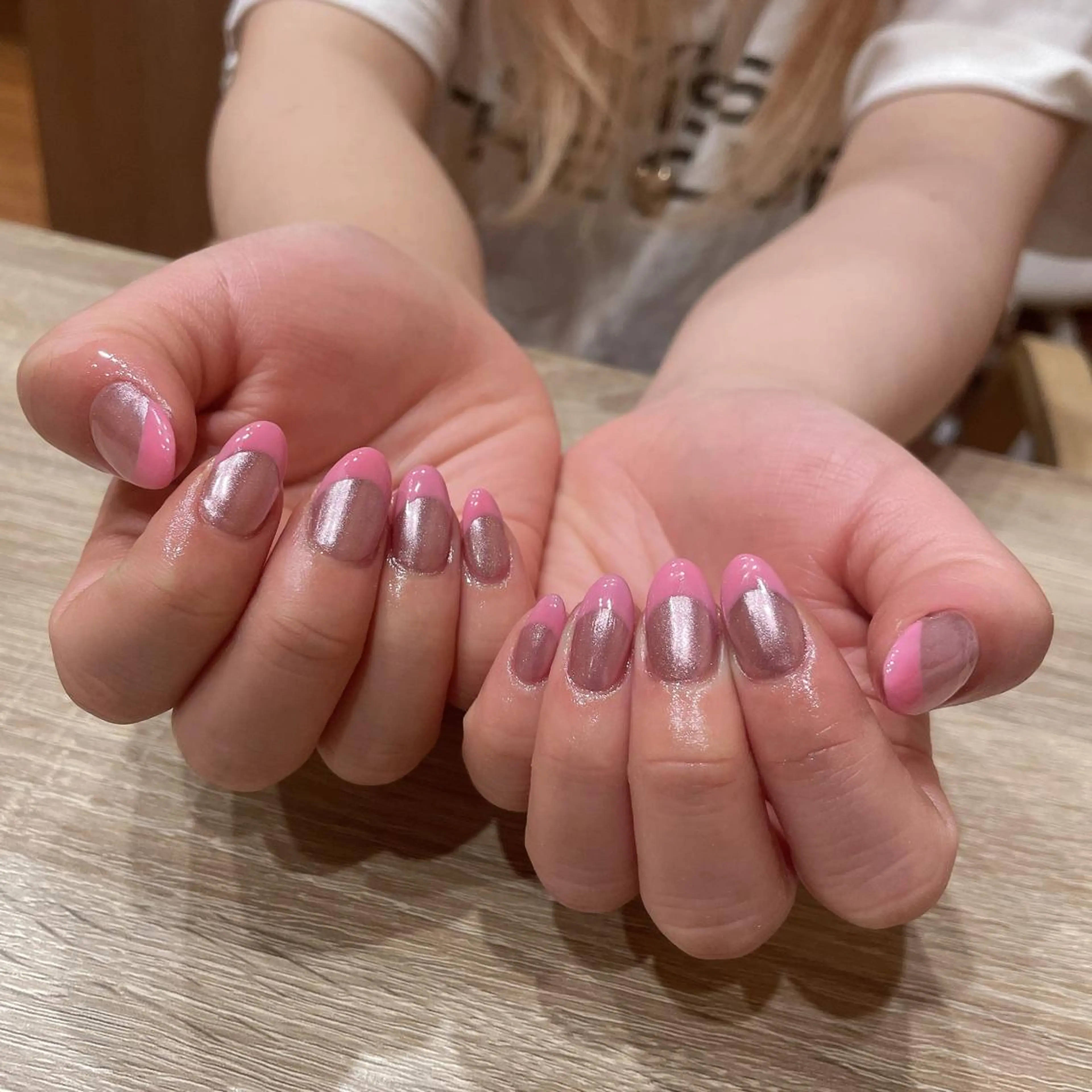 ネイル ミラーネイル ハンドネイル liberté🫧 新小岩のネイルデザイン