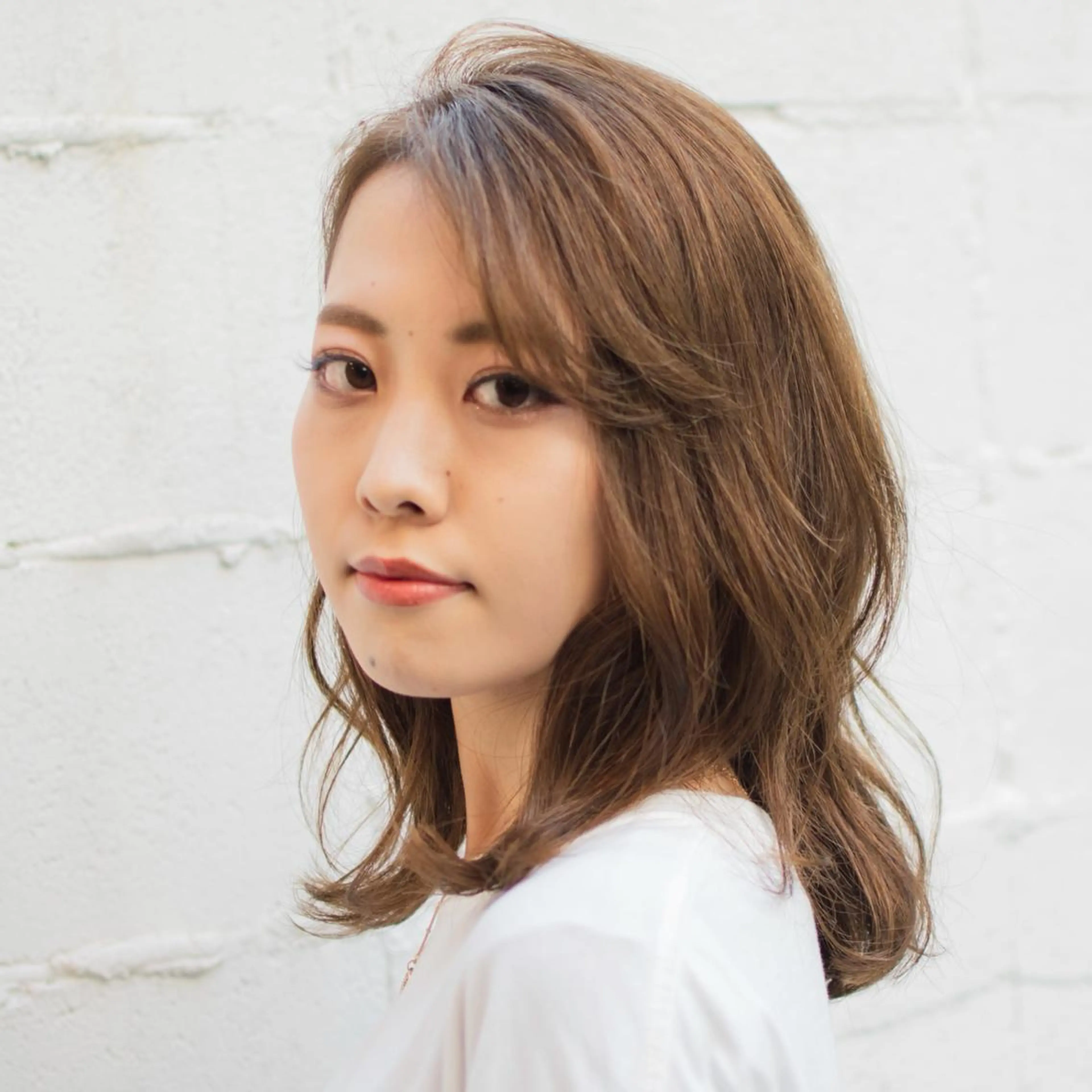 ミディアム カラー ツヤ美髪💐 髪質改善/高山愛来のヘアスタイル