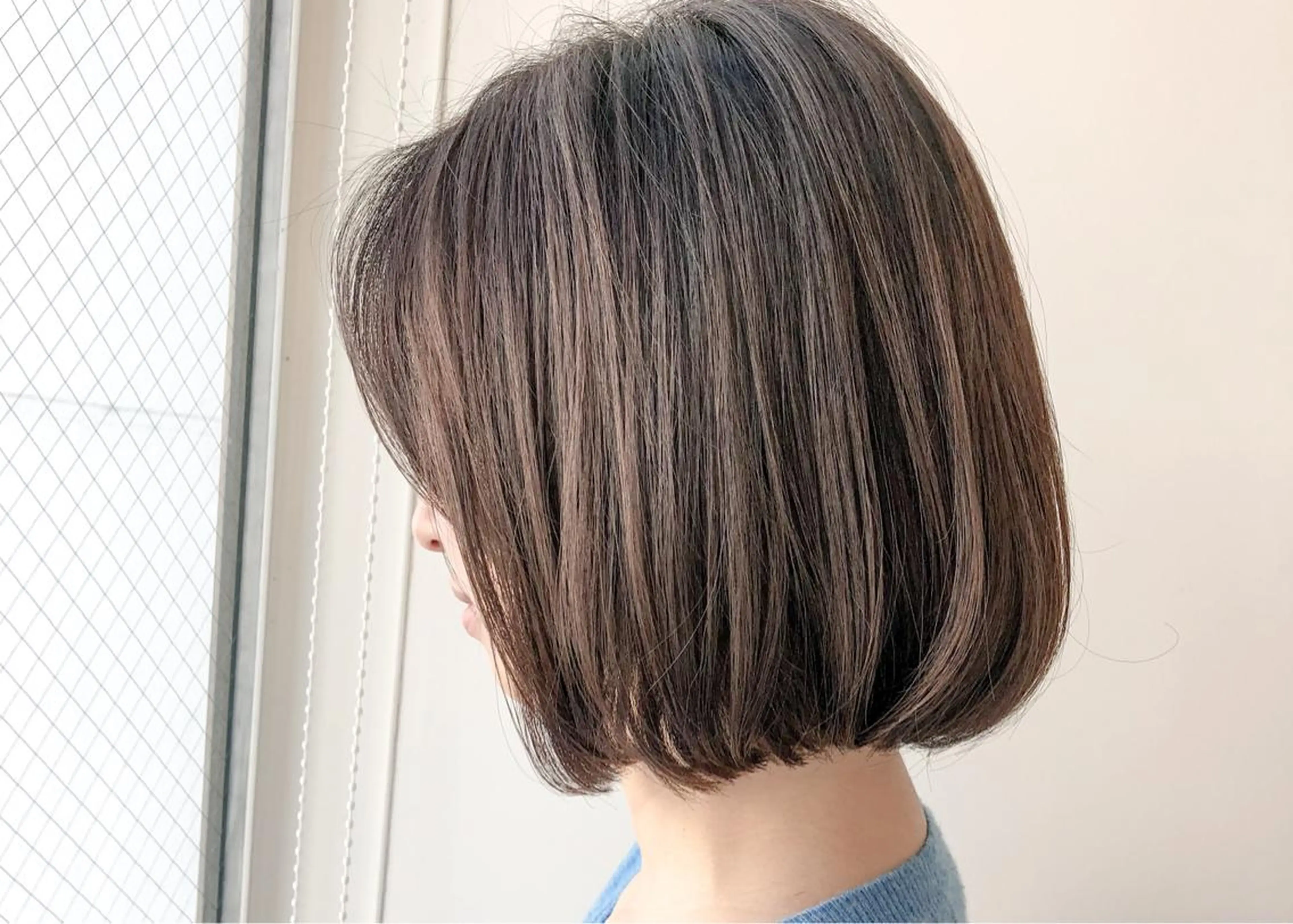 ショート カラー ボブ カット トリートメント 中山 天地のヘアスタイル