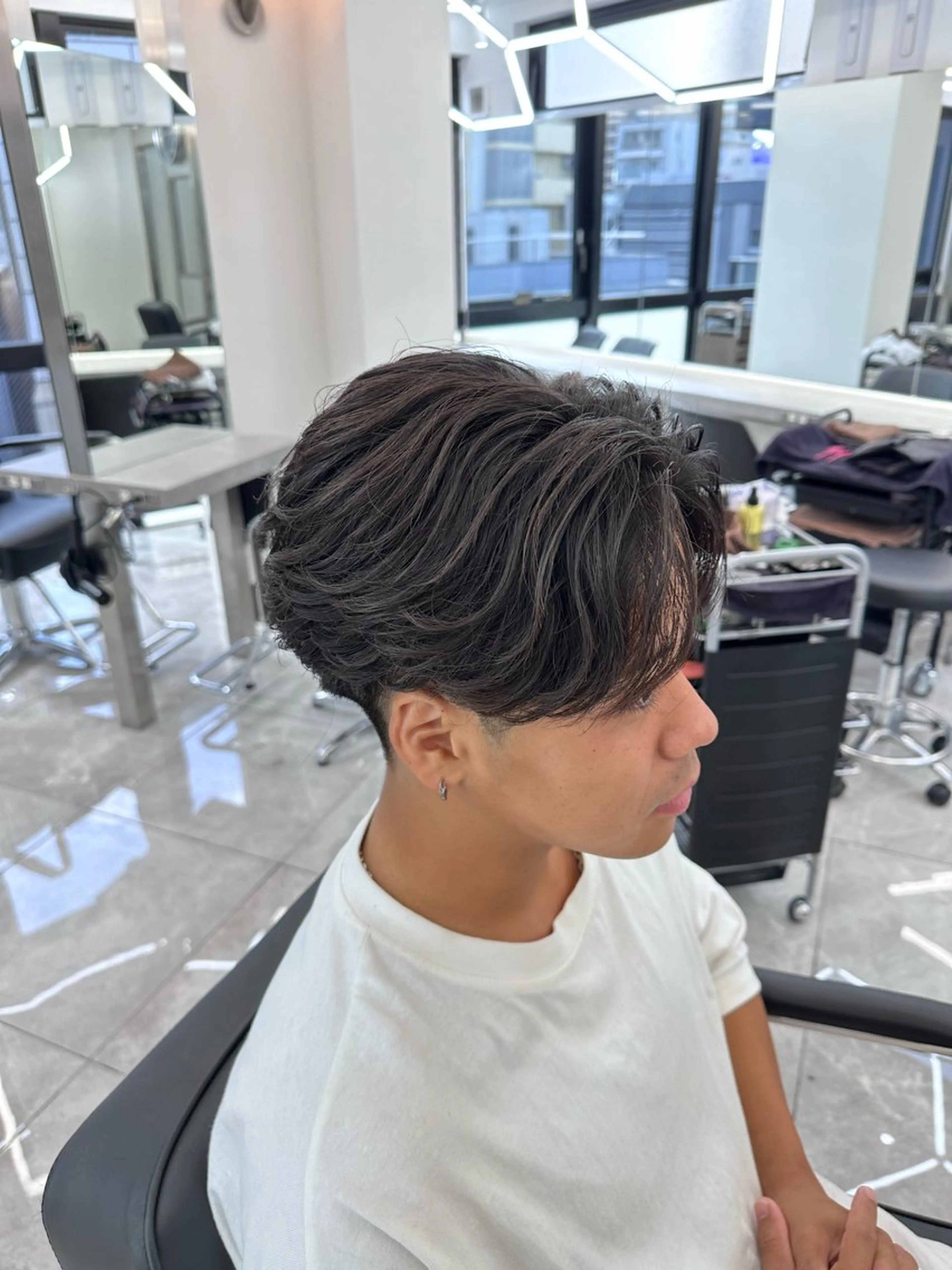 パーマ メンズ カット パーマ 💎メンズカット ／フェザー／細野💎のヘアスタイル