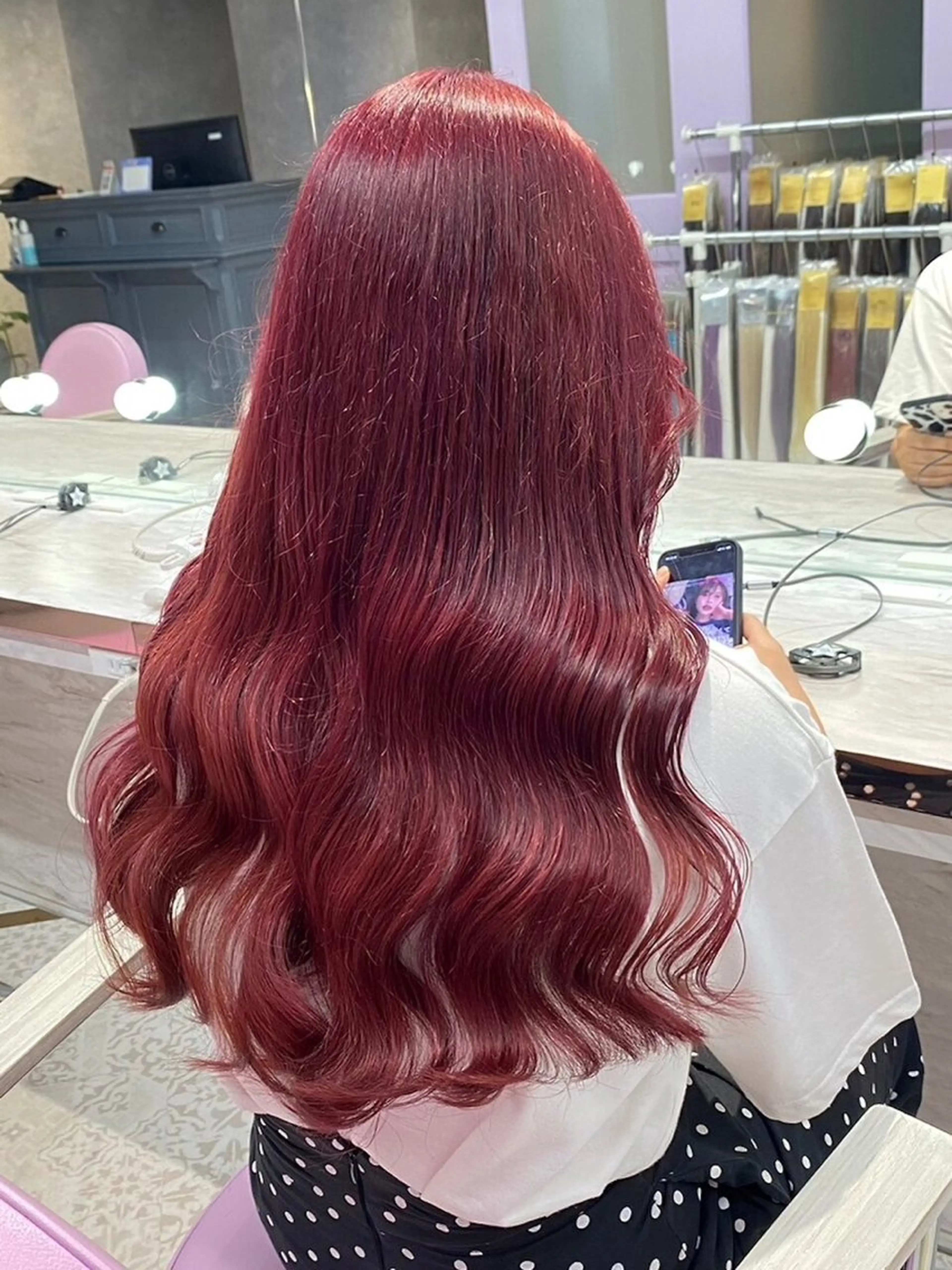 『🫧人気No.4🫧ブリーチ＋カラー＋最高級人毛シールエクステ60本 』の写真