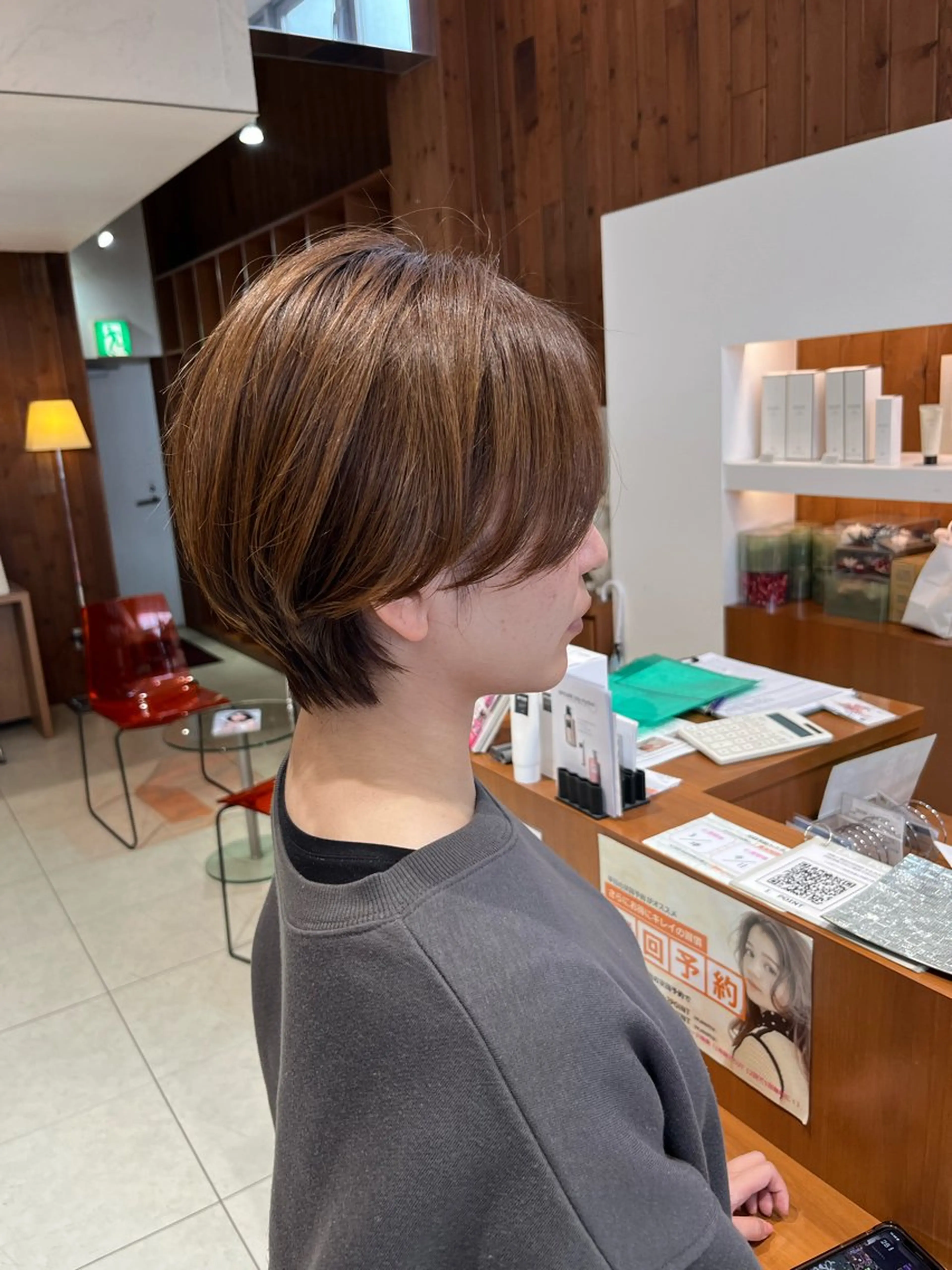 ショート カラー ハンサムショート ショートヘア カット トリートメント 浅野 ダイジロウのヘアスタイル