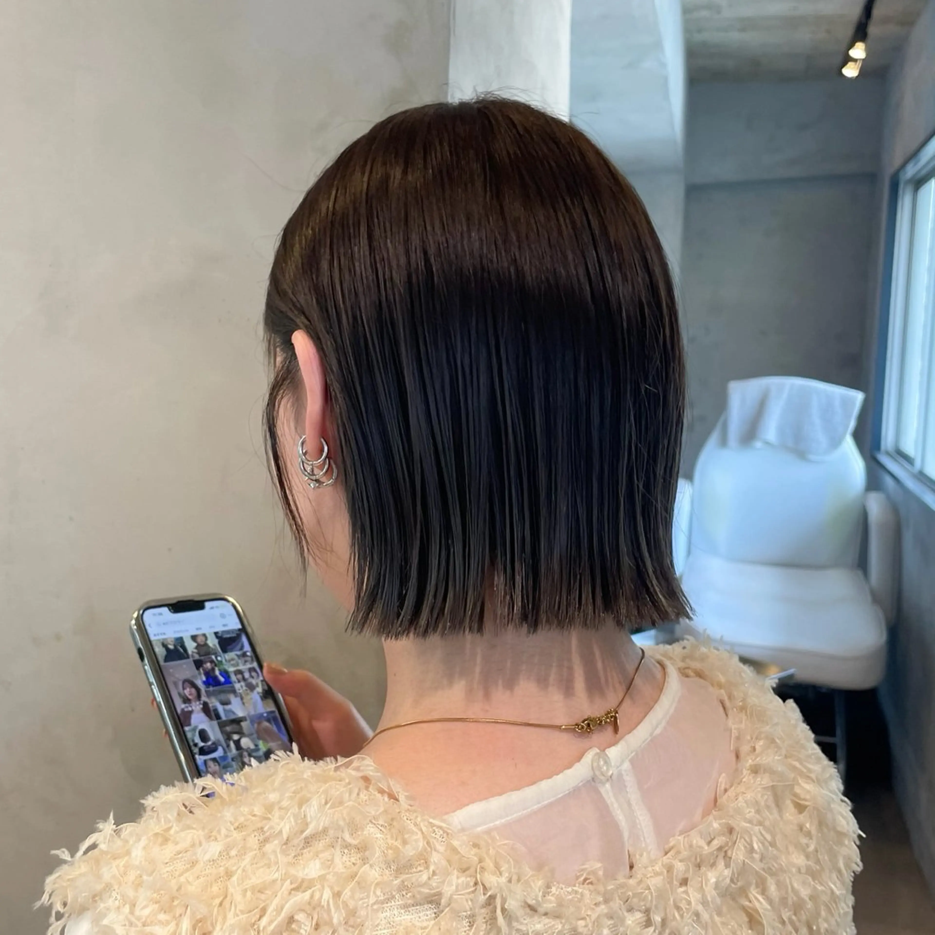 ショート カラー ボブ カット Koko . 【高円寺】のヘアスタイル