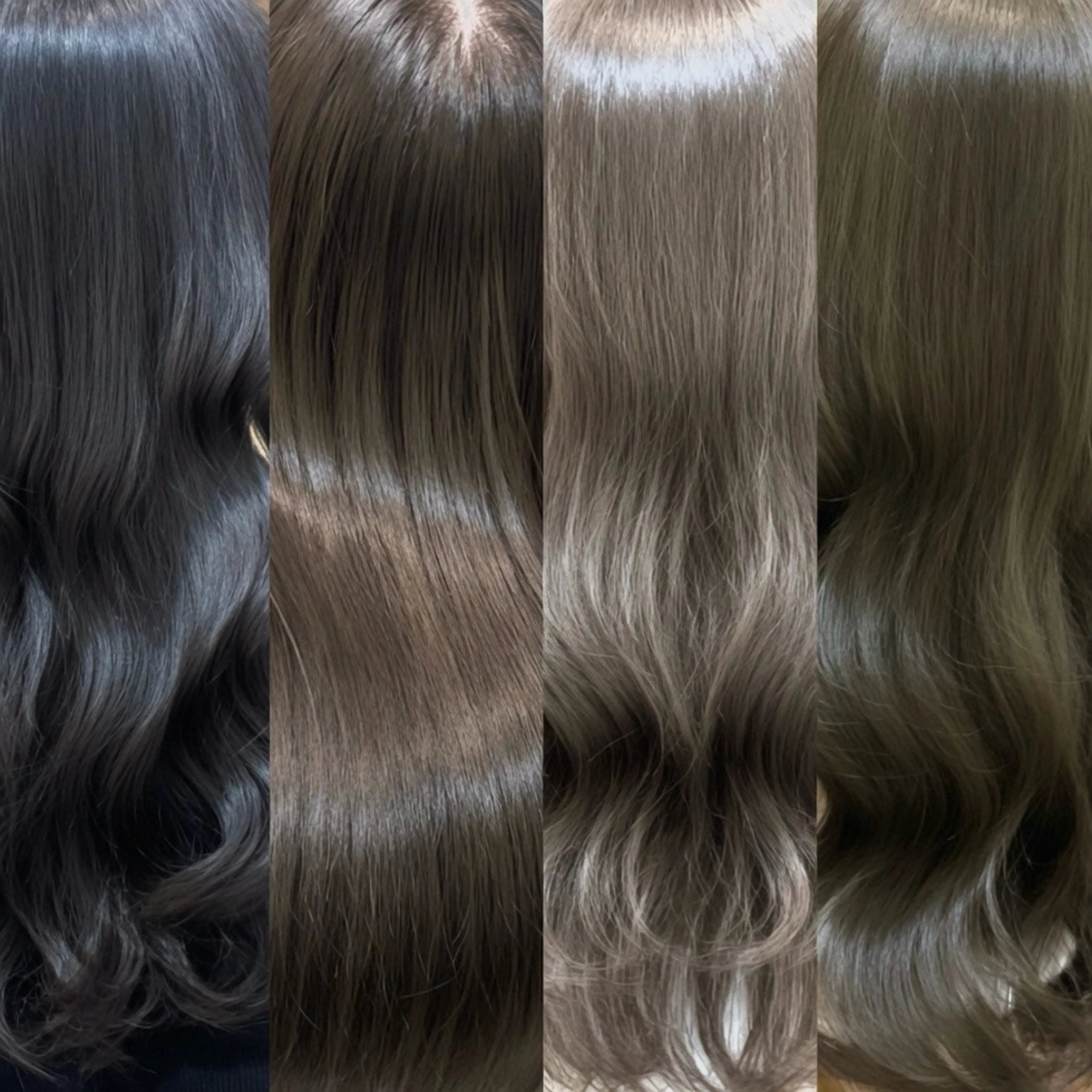 ロング カラー カット ヘアカラー トリートメント 👑髪質改善wカラー /ハイトーン/アユカのヘアスタイル