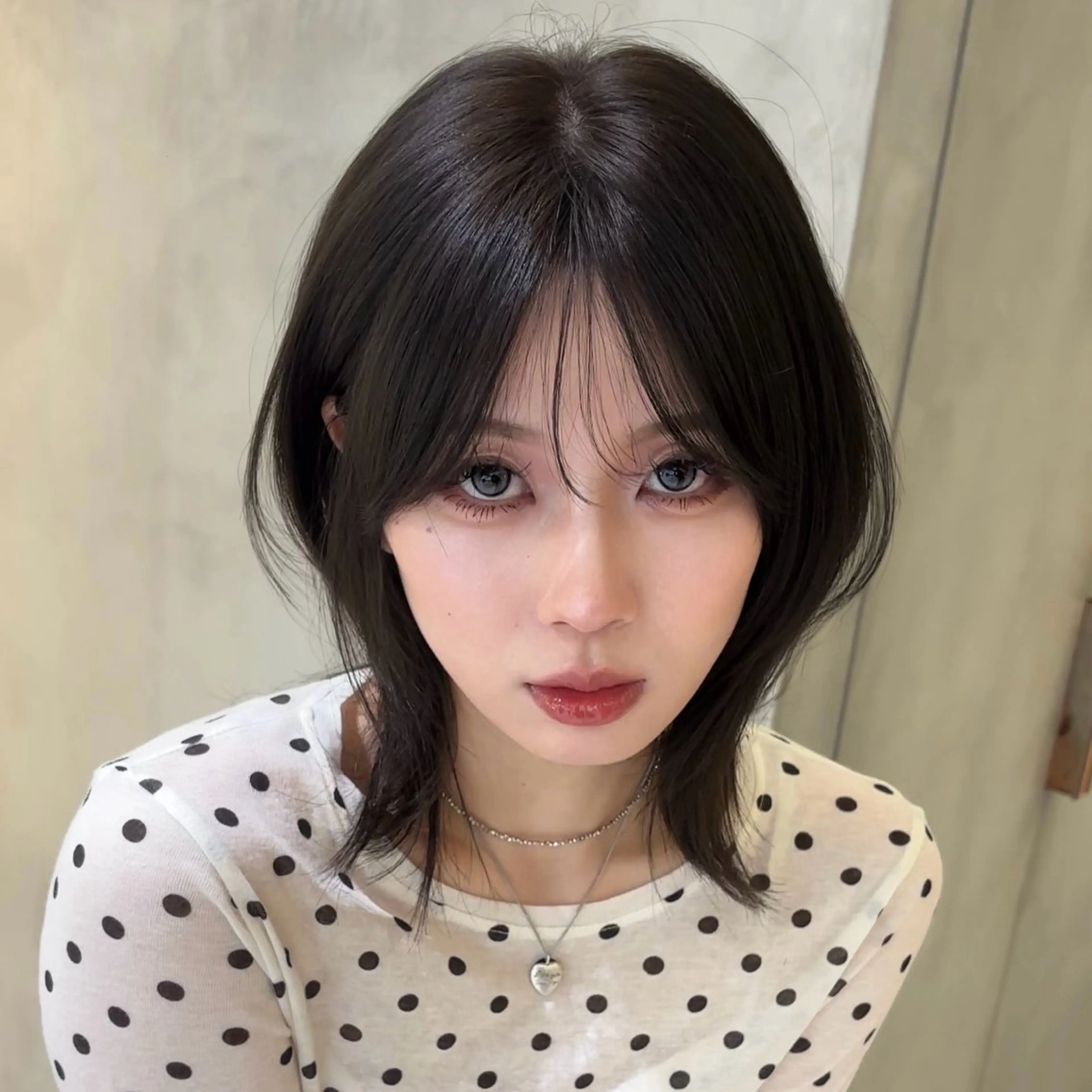 ミディアム カラー カット ヘアカラー トリートメント ウメダナオヤ/ くびれヘア✨のヘアスタイル