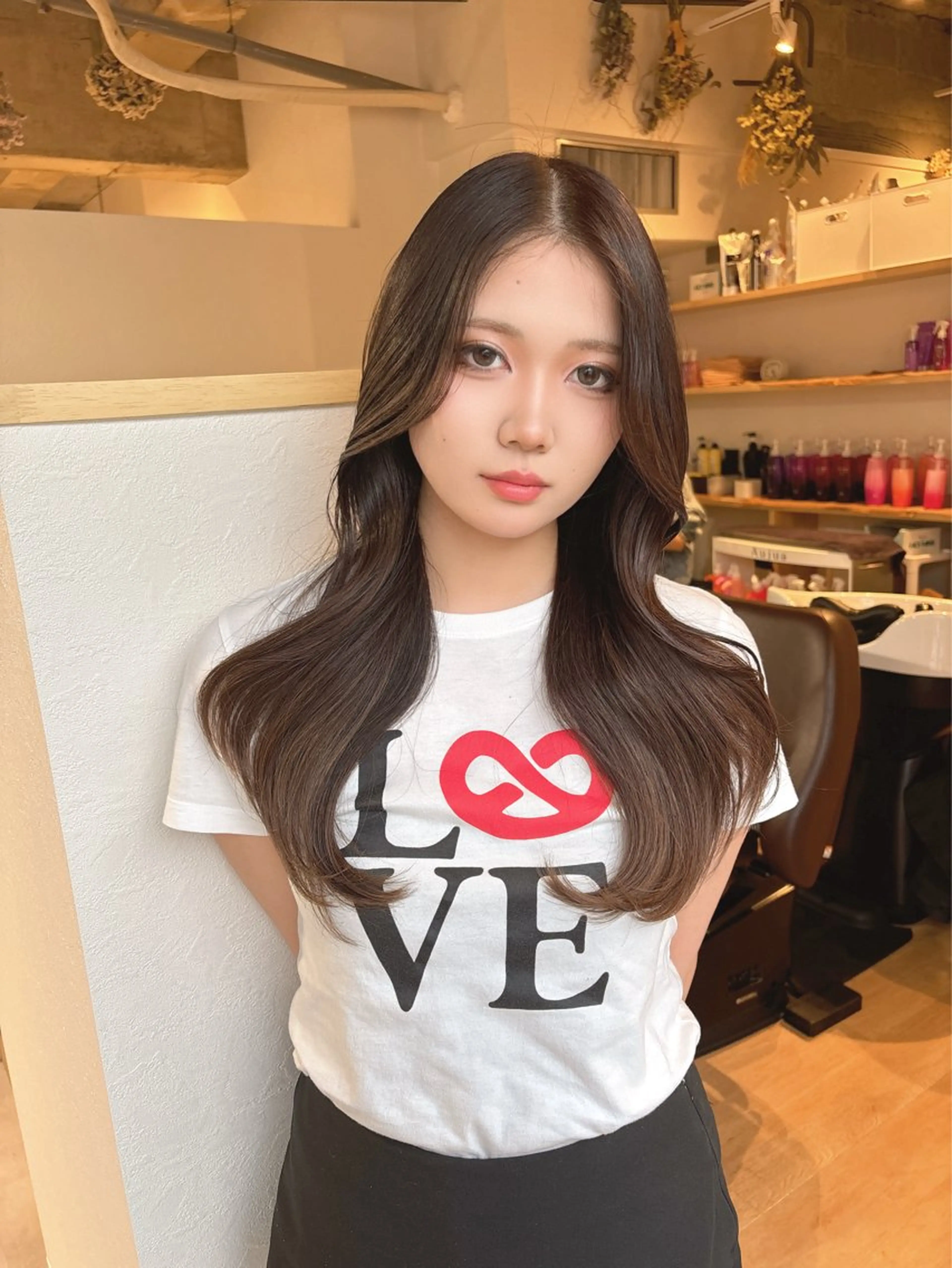 ロング 韓国/透明感 Veluaのヘアスタイル