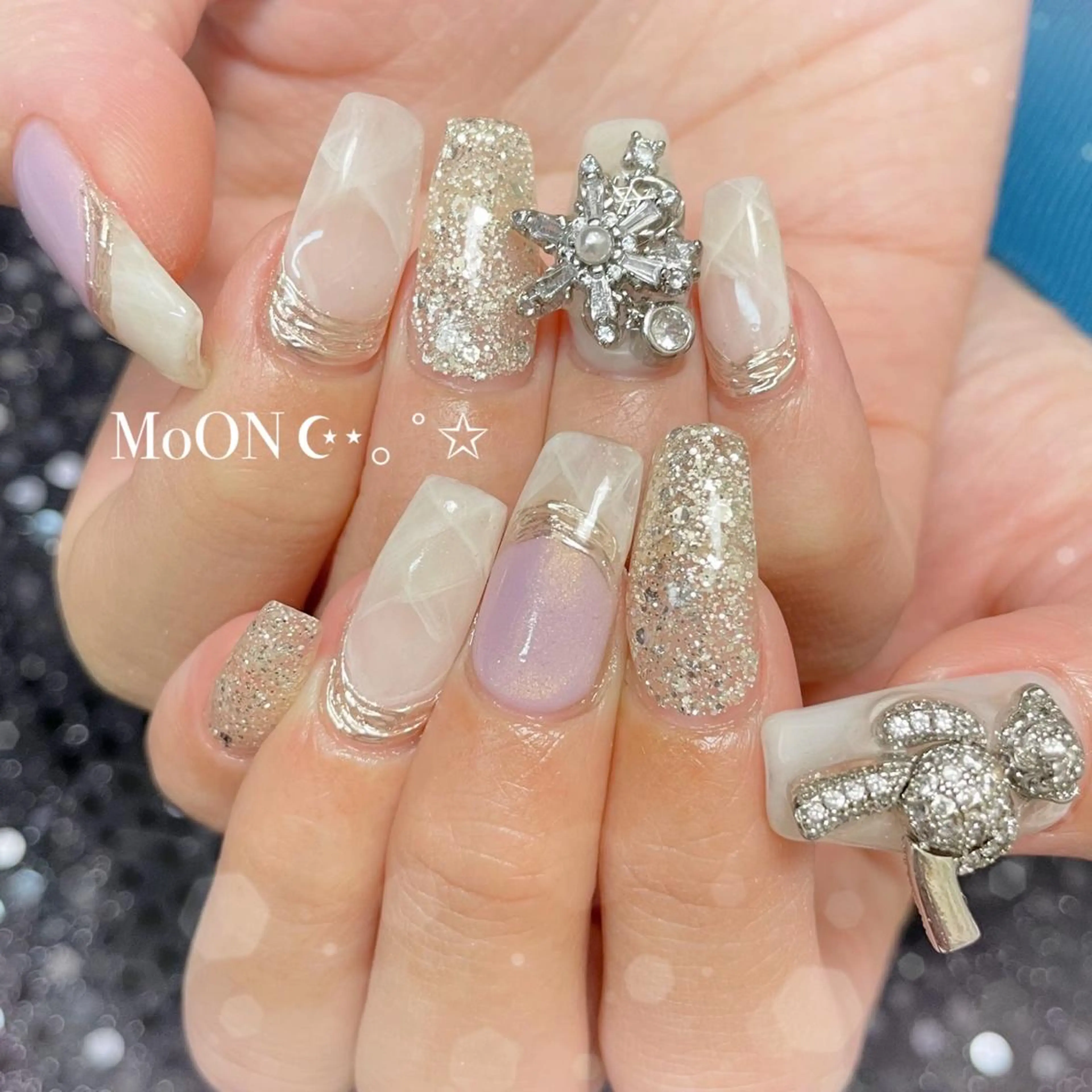 ネイル ハンドネイル ハンドケア MoON...❤︎ MeGuのネイルデザイン