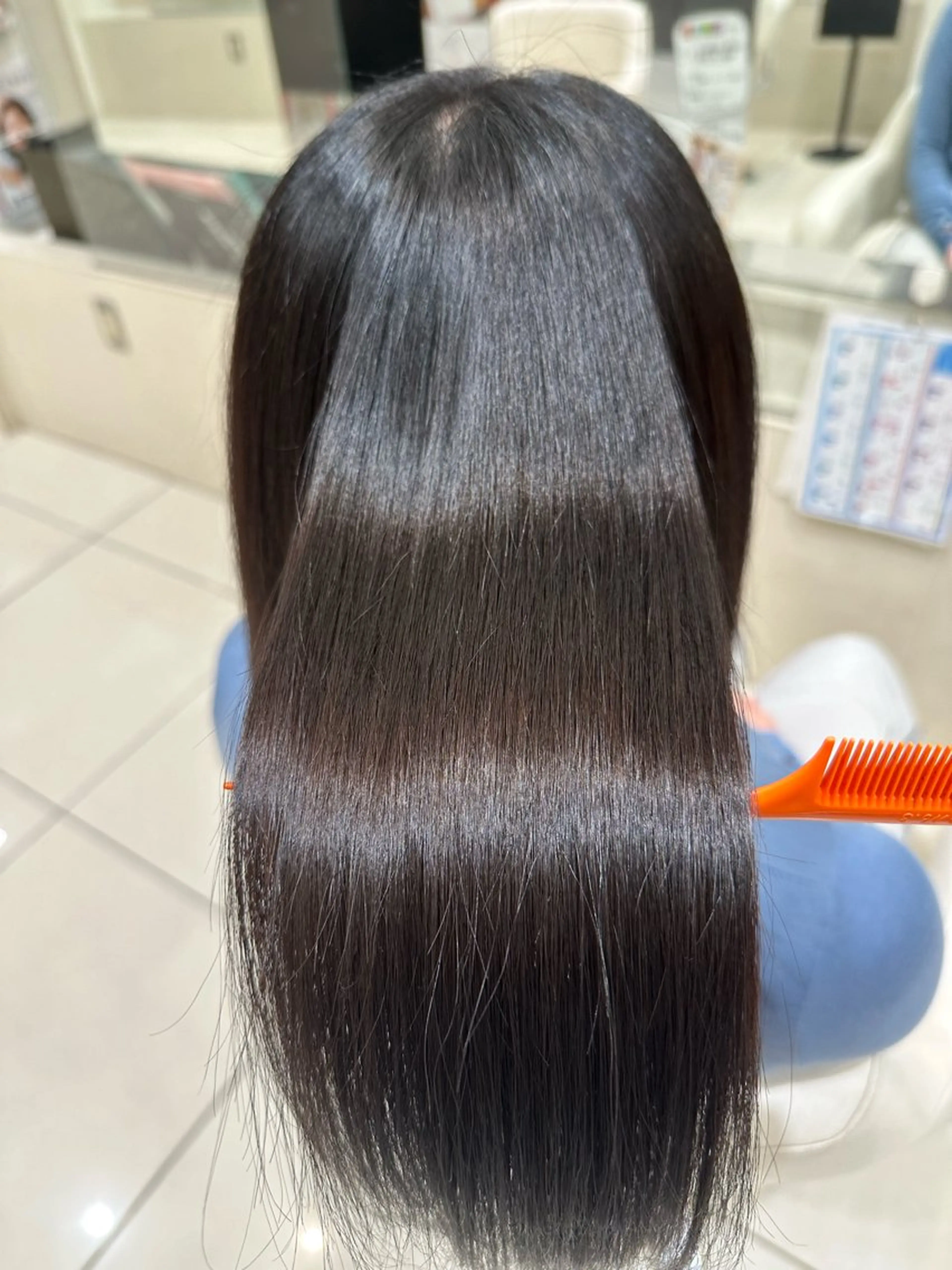 セミロング 髪質改善 トリートメント 艶髪/ブリーチなし Wカラー🌺yuiのヘアスタイル