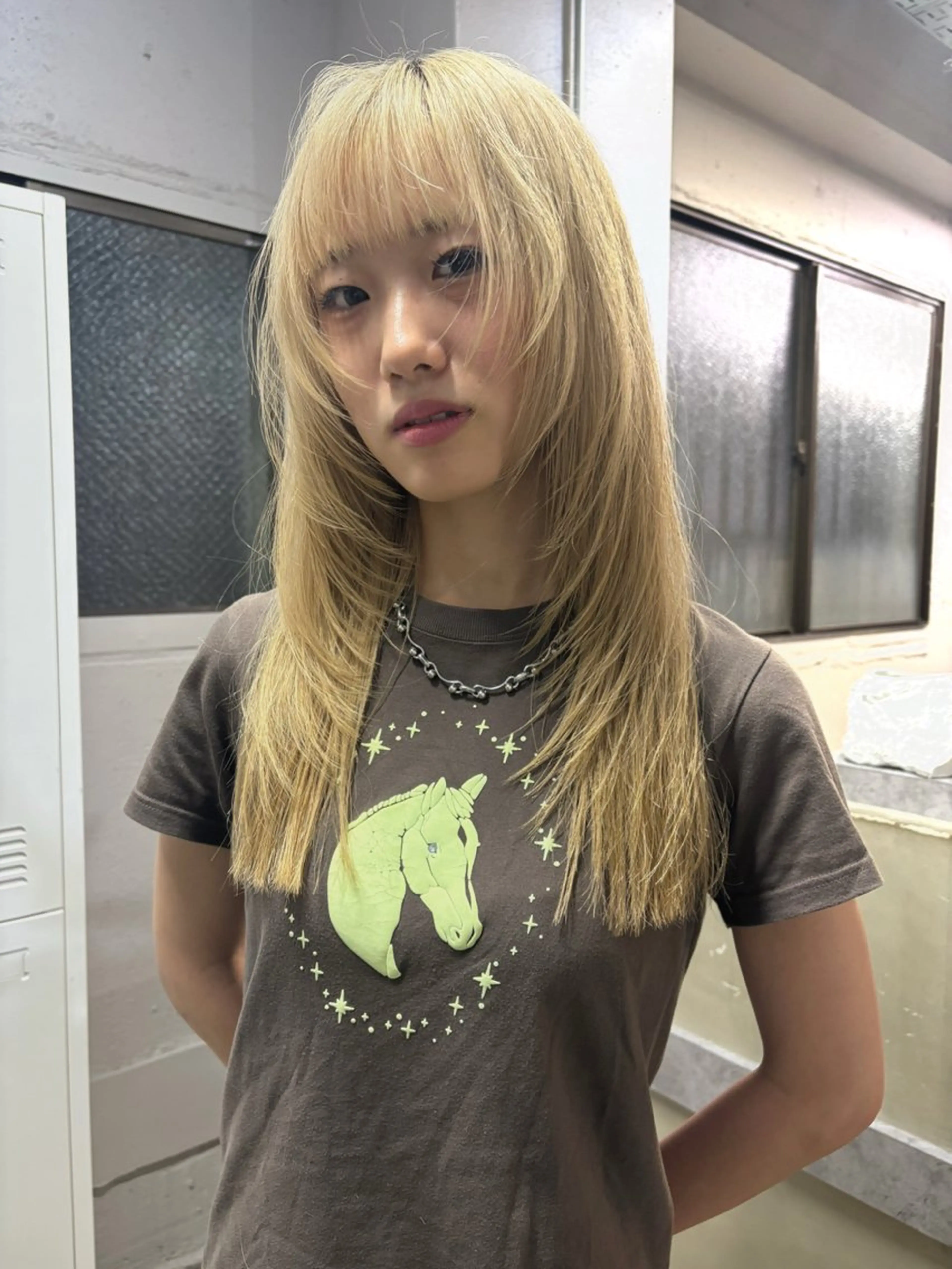 ロング ボブ ロング 似合わせカット カット ヘアカラー ボブ× フェイスレイヤー🩰のヘアスタイル