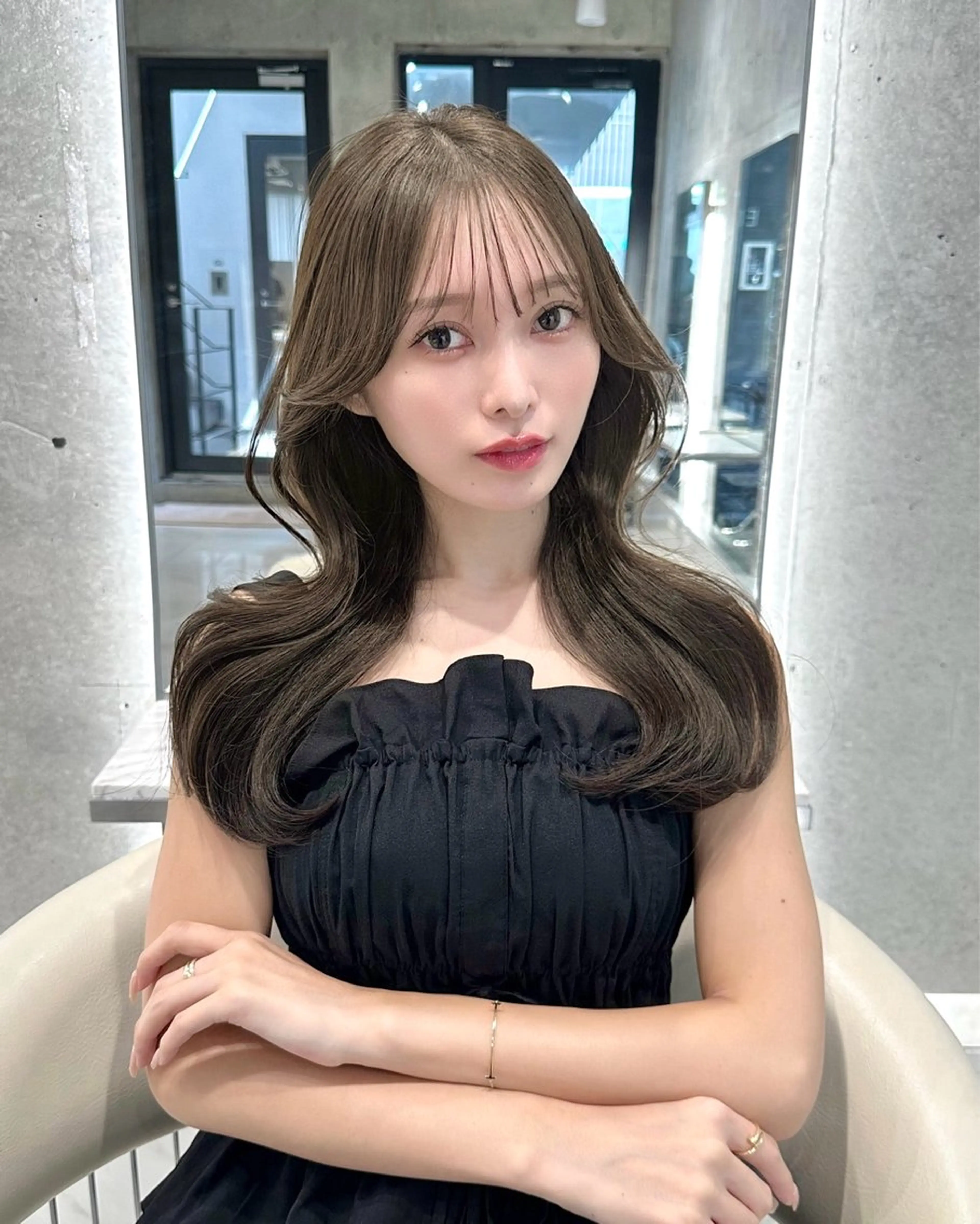 セミロング カラー ✨上品レディーなヘア スタイルへ✨髙木諒也のヘアスタイル