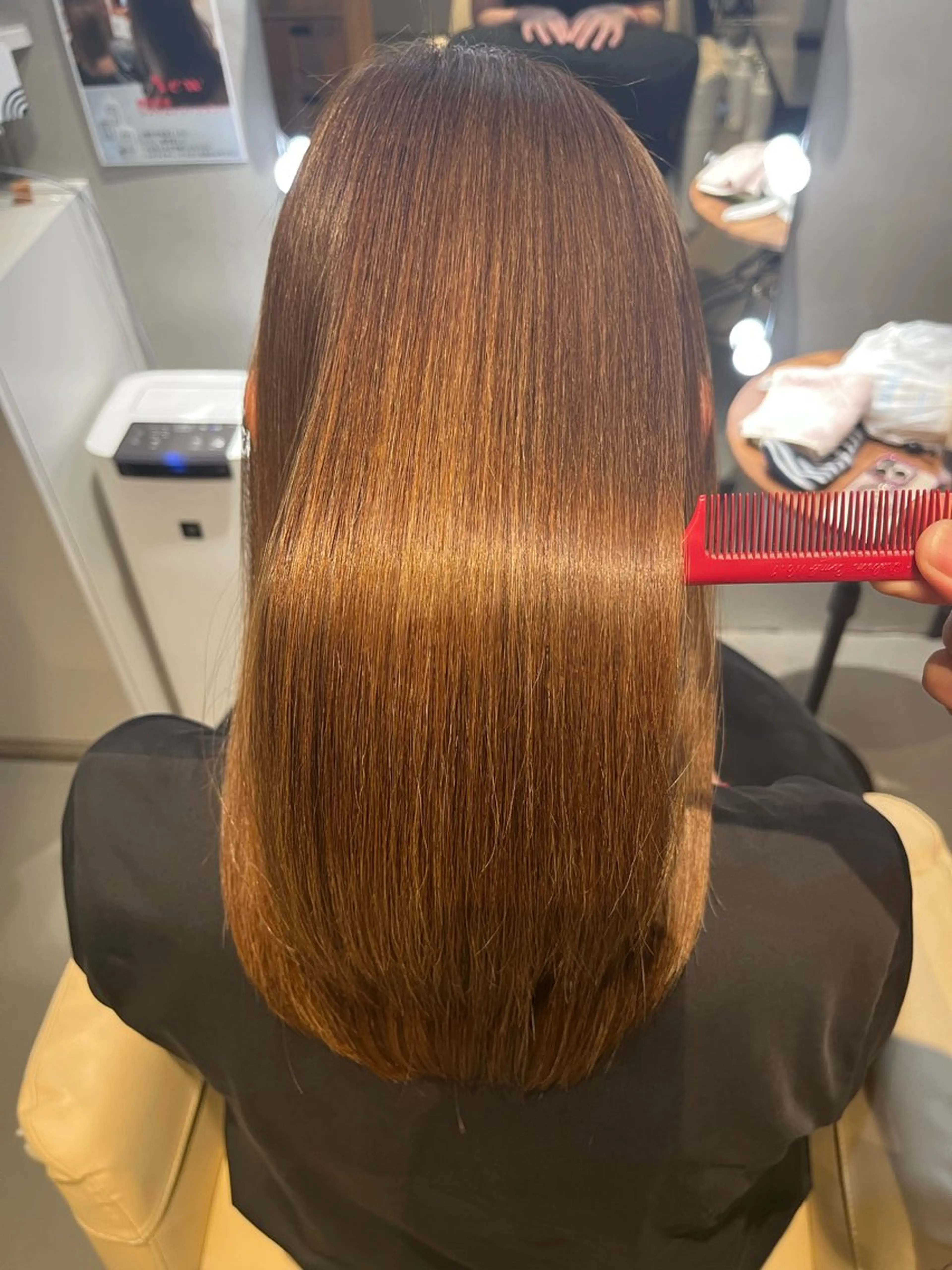 骨格矯正似合わせカット+髪質改善艶カラー+トリートメント¥16500【銀座】の写真