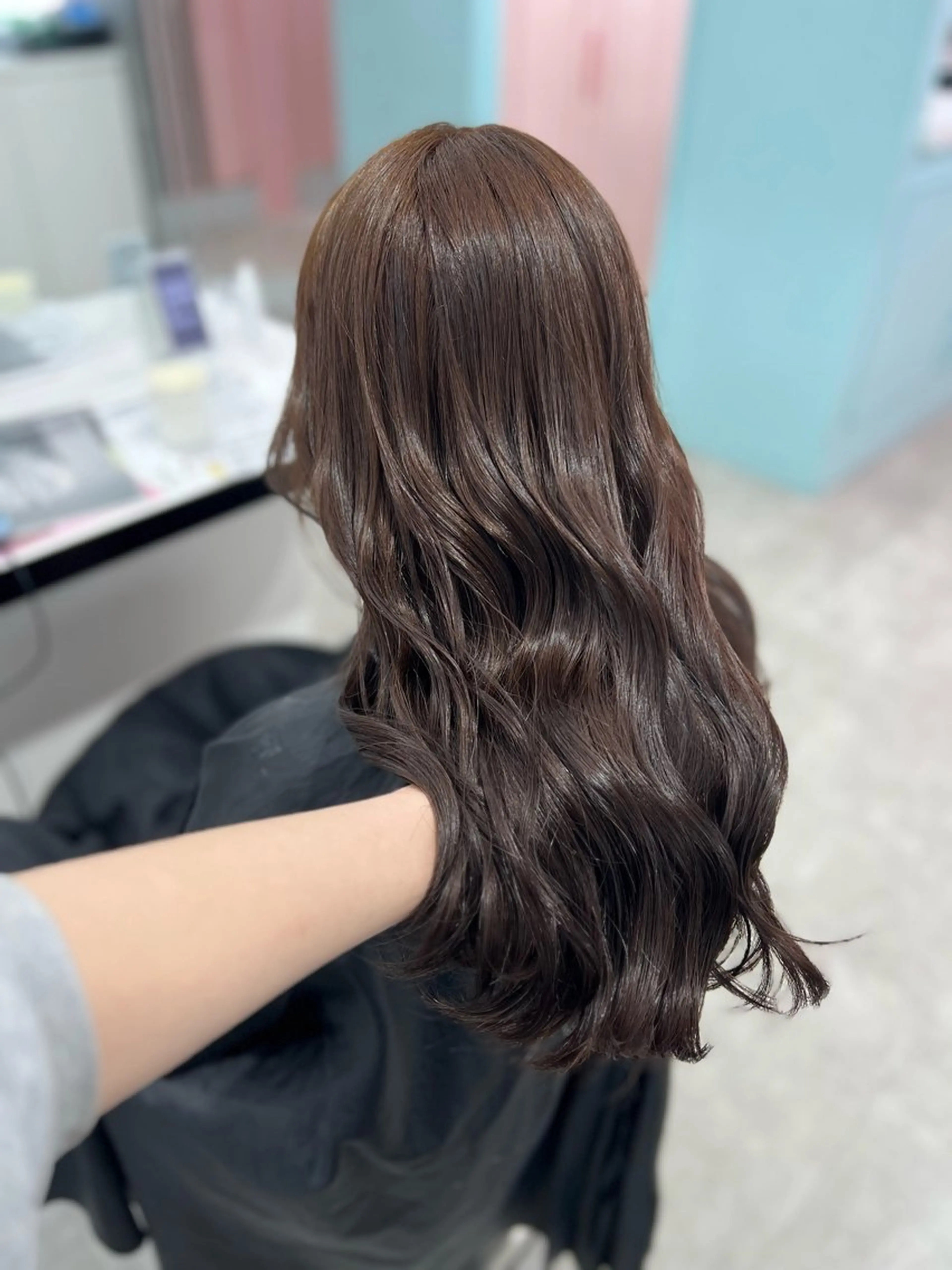 【外部補修型トリートメントでさら艶髪】ワンカラー＋ハホニコトリートメントの写真