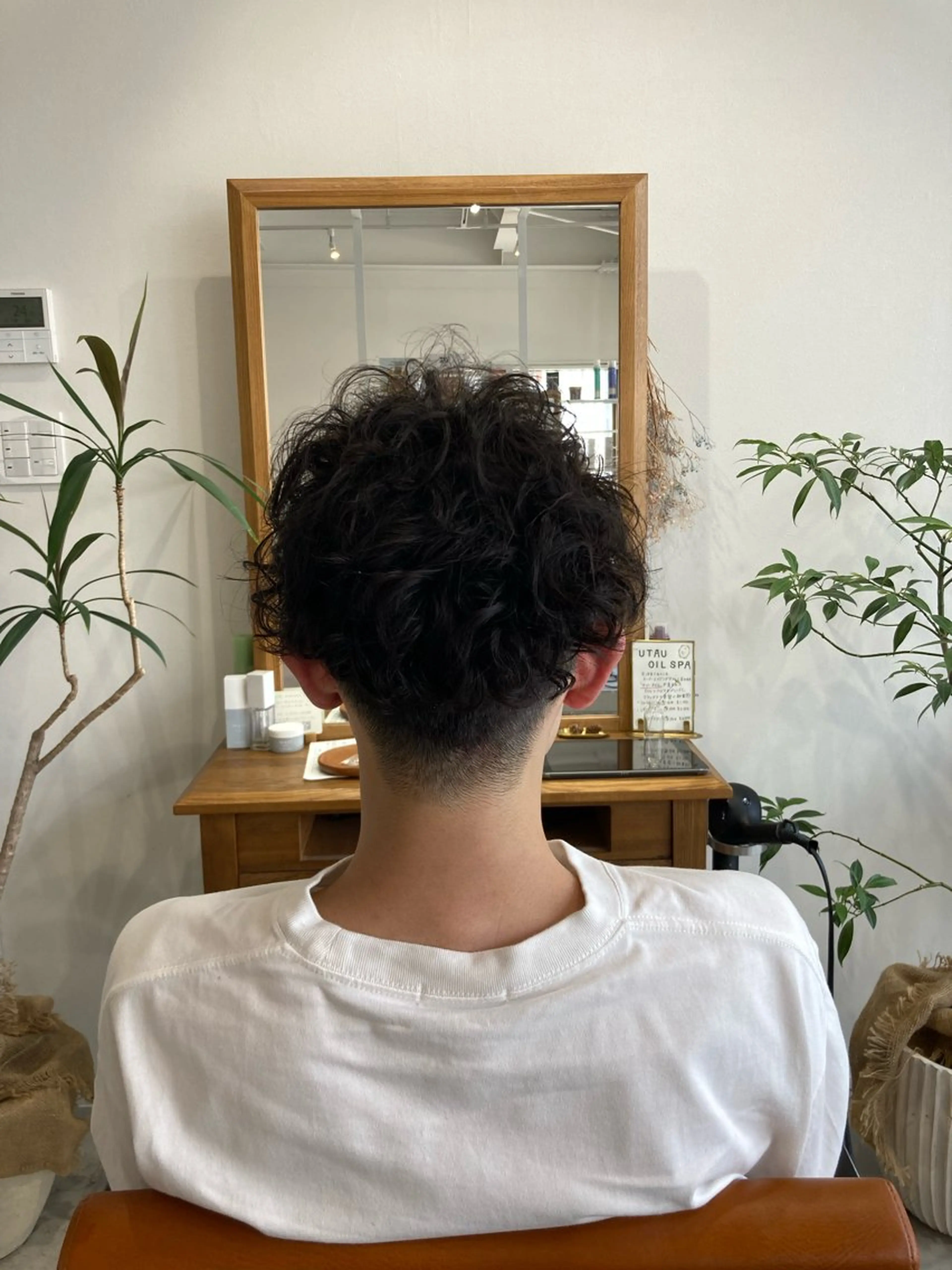 パーマ カット パーマ 丹下 鐘太郎のヘアスタイル