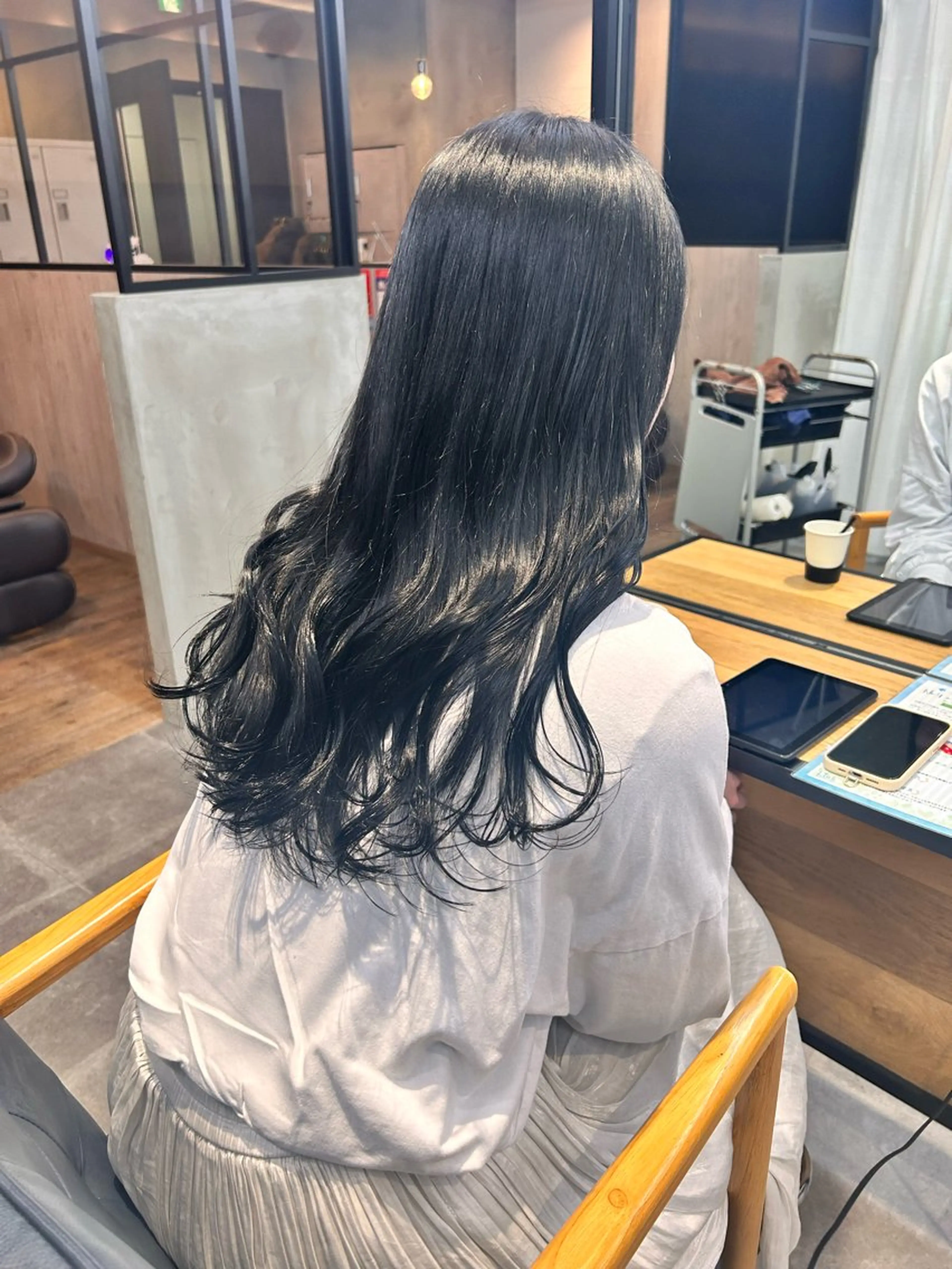 ロング カラー 韓国×髪質改善カラー 💎hinaのヘアスタイル