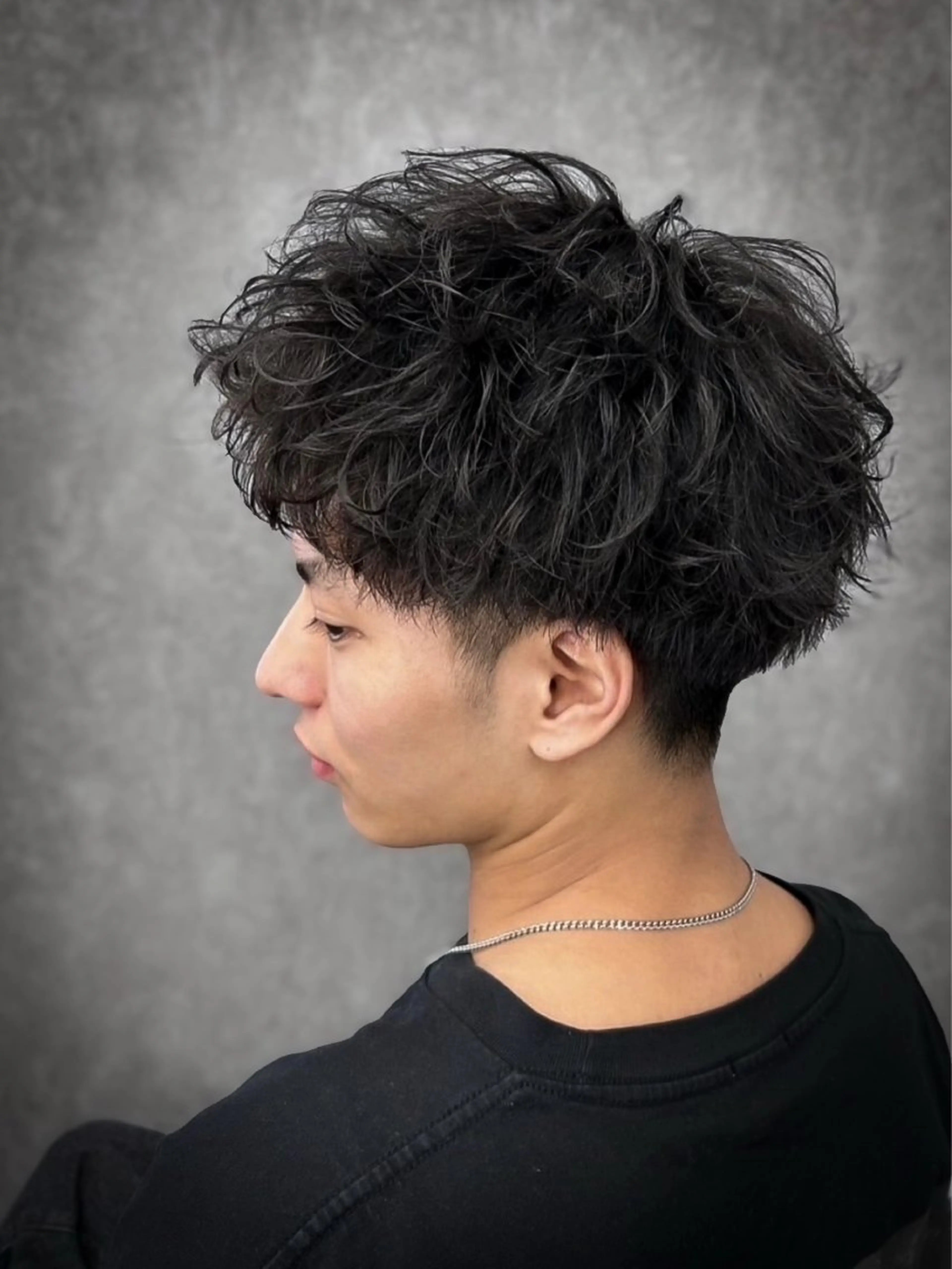 ショート パーマ メンズ ショートヘア カット パーマ メンズウルフ特化🐺 🔥長山耕大🔥のヘアスタイル