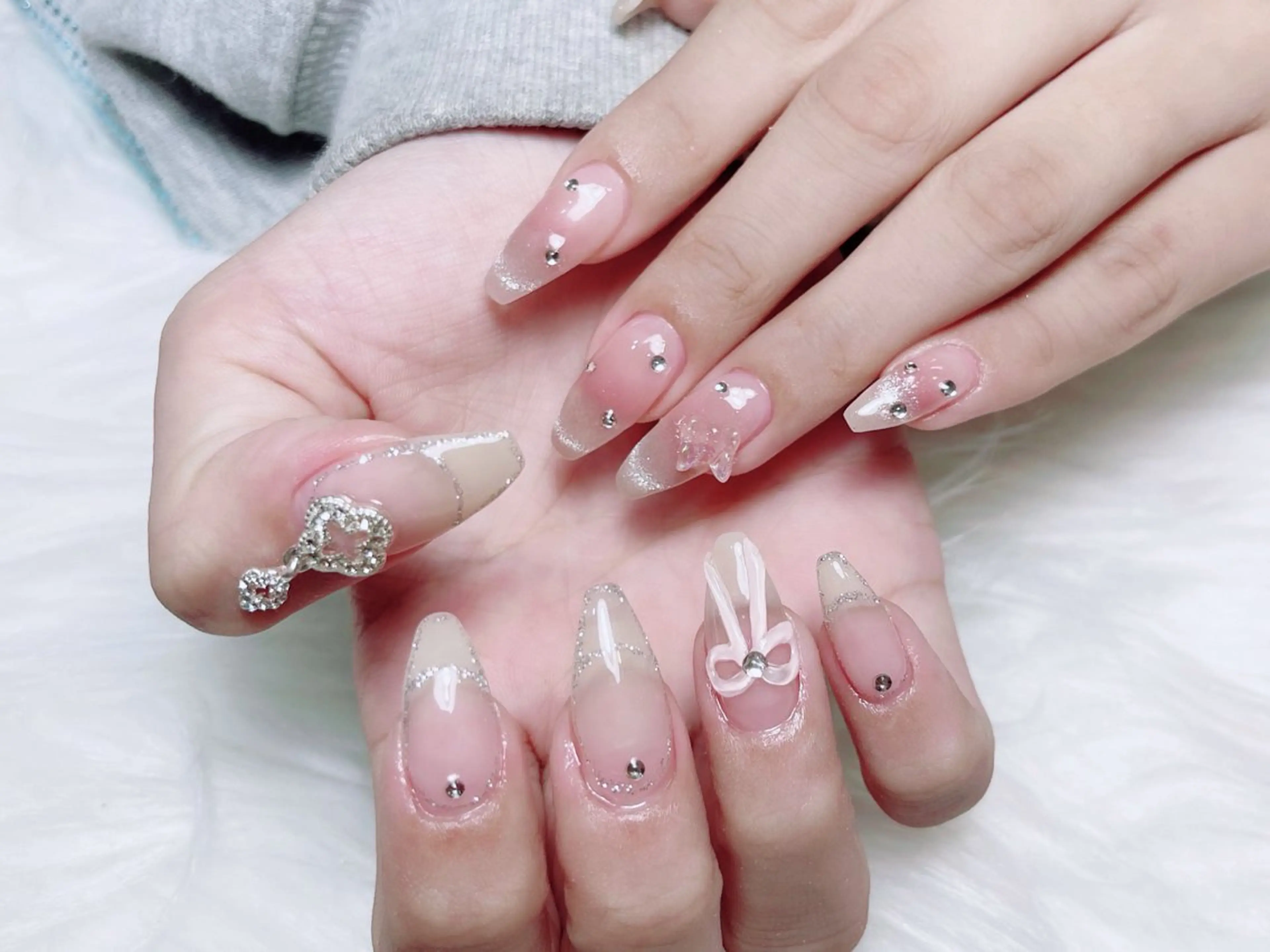 ネイル ハンドネイル ハンドケア ワンホン/韓国 nail 大阪アメ村のネイルデザイン