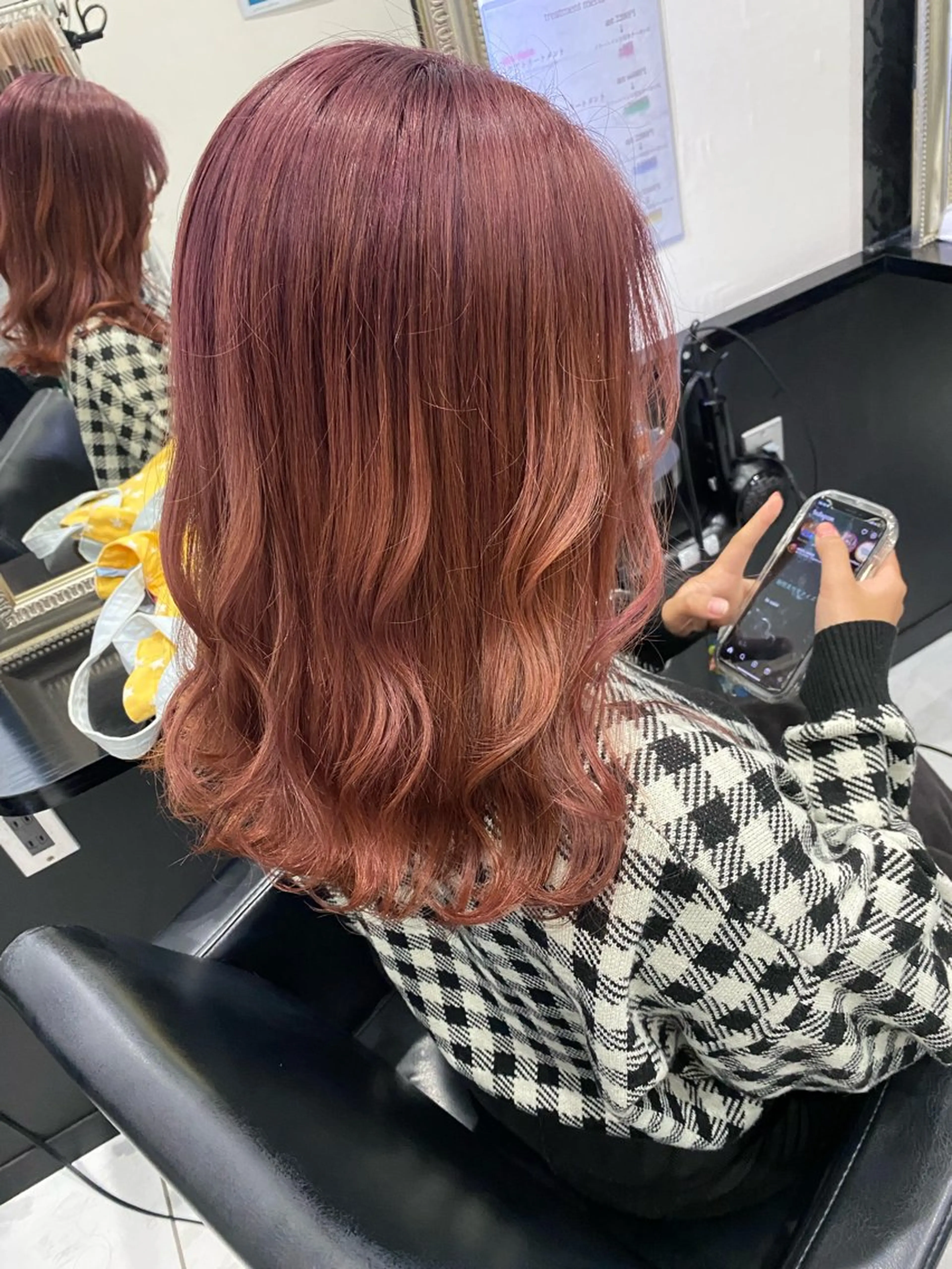 ロング ヘアカラー トリートメント エクステ HIYORI🌺 /ジェルムのヘアスタイル