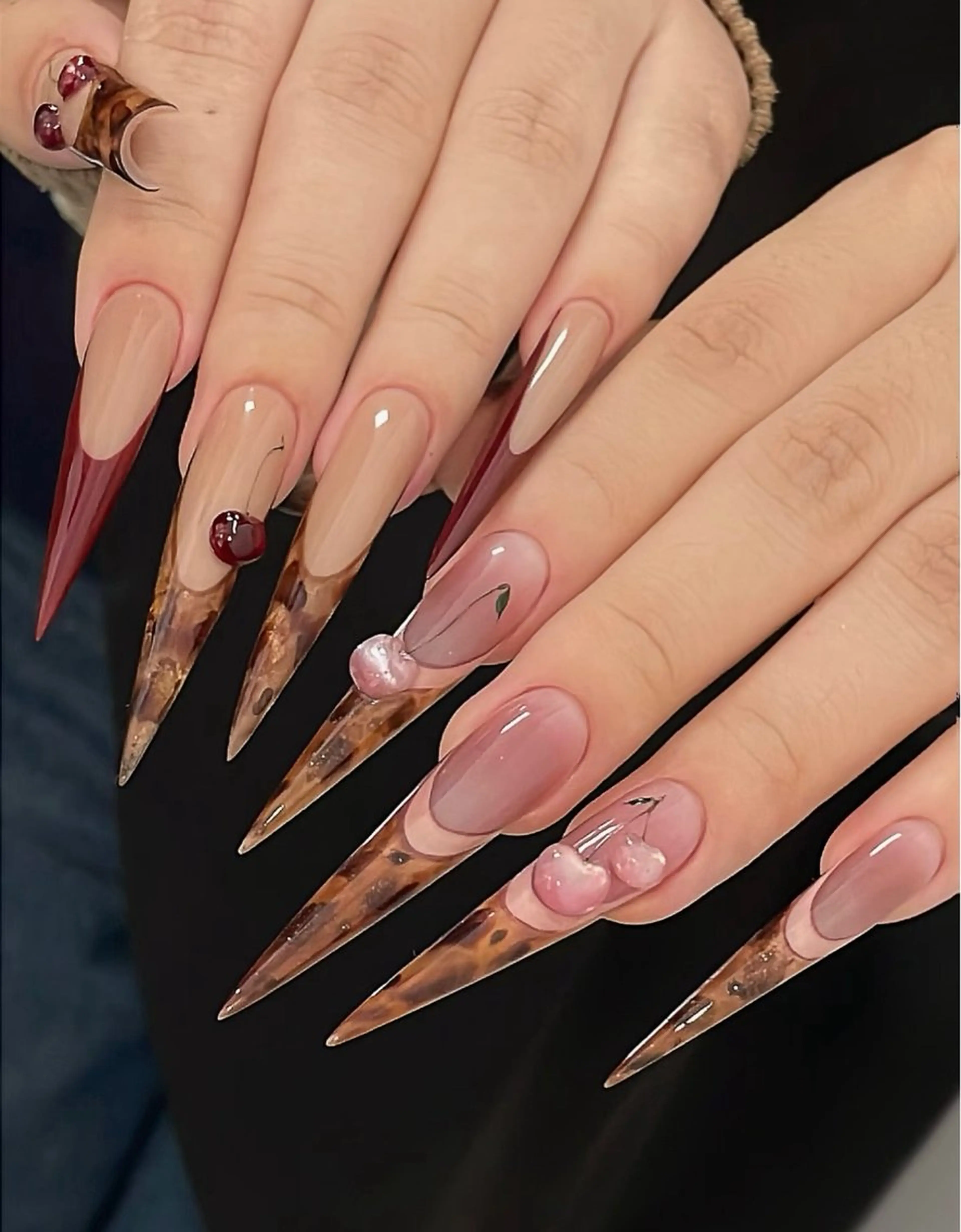 ネイル オーロラネイル フラワーネイル フットネイル フレンチネイル ジェルネイル ハンドネイル 長さだし専門 ありさのネイルデザイン