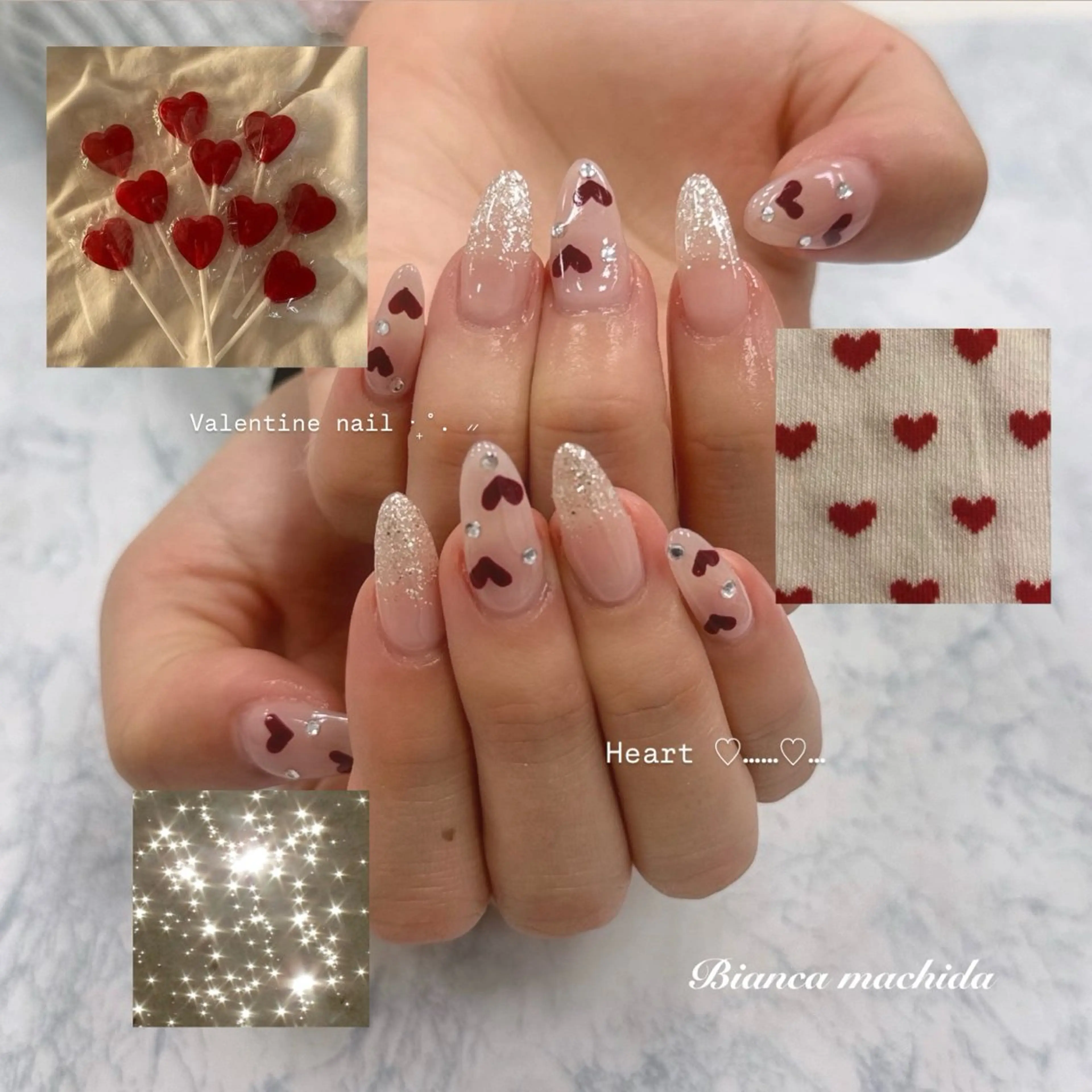 ネイル ハンドネイル BIANCA 🖤 NISHIMURAのネイルデザイン