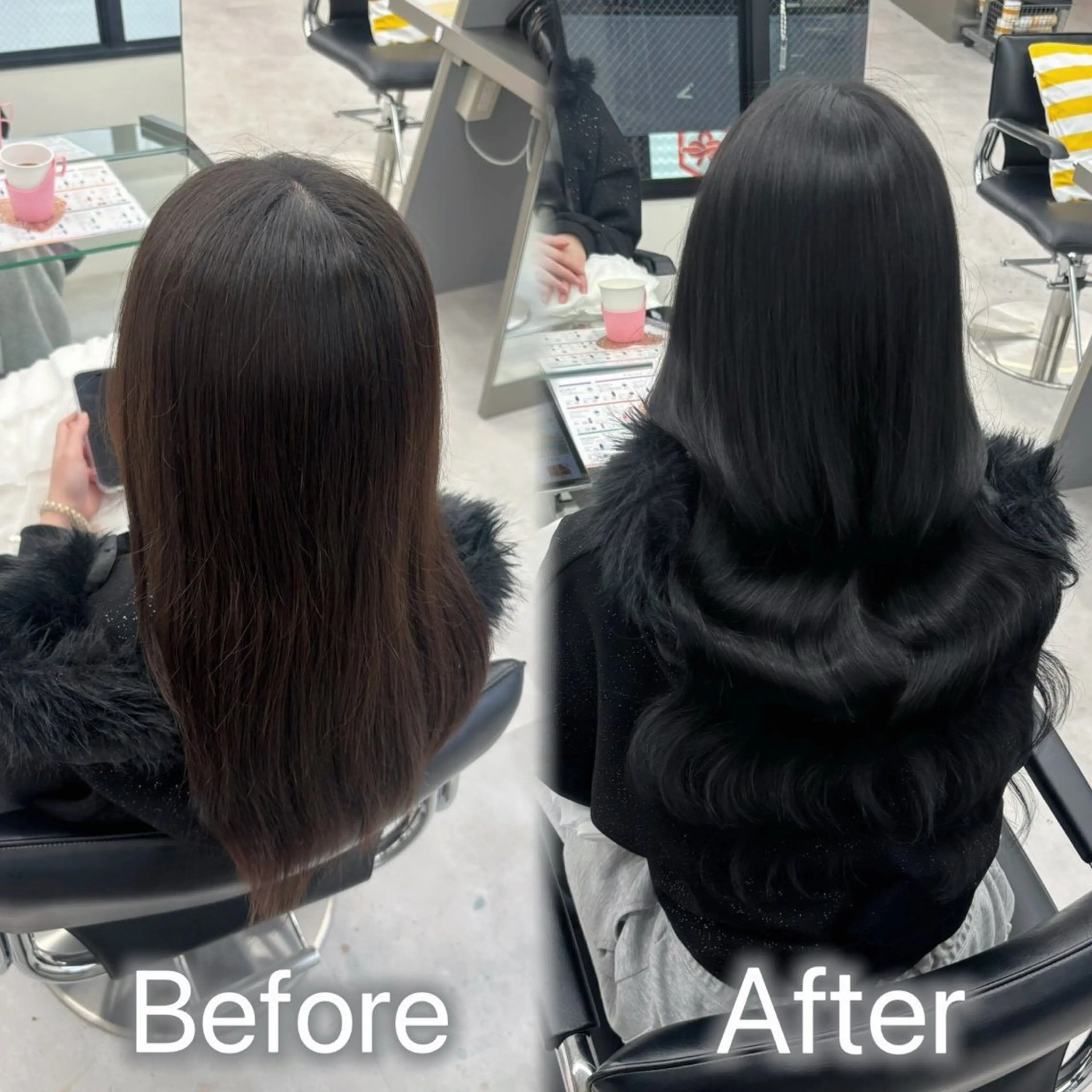 ロング シールエクステ エクステ 韓国風ヘア ロング ヘアカラー トリートメント エクステ 横浜 エクステ🎀/ カラー🌙┊︎もものヘアスタイル
