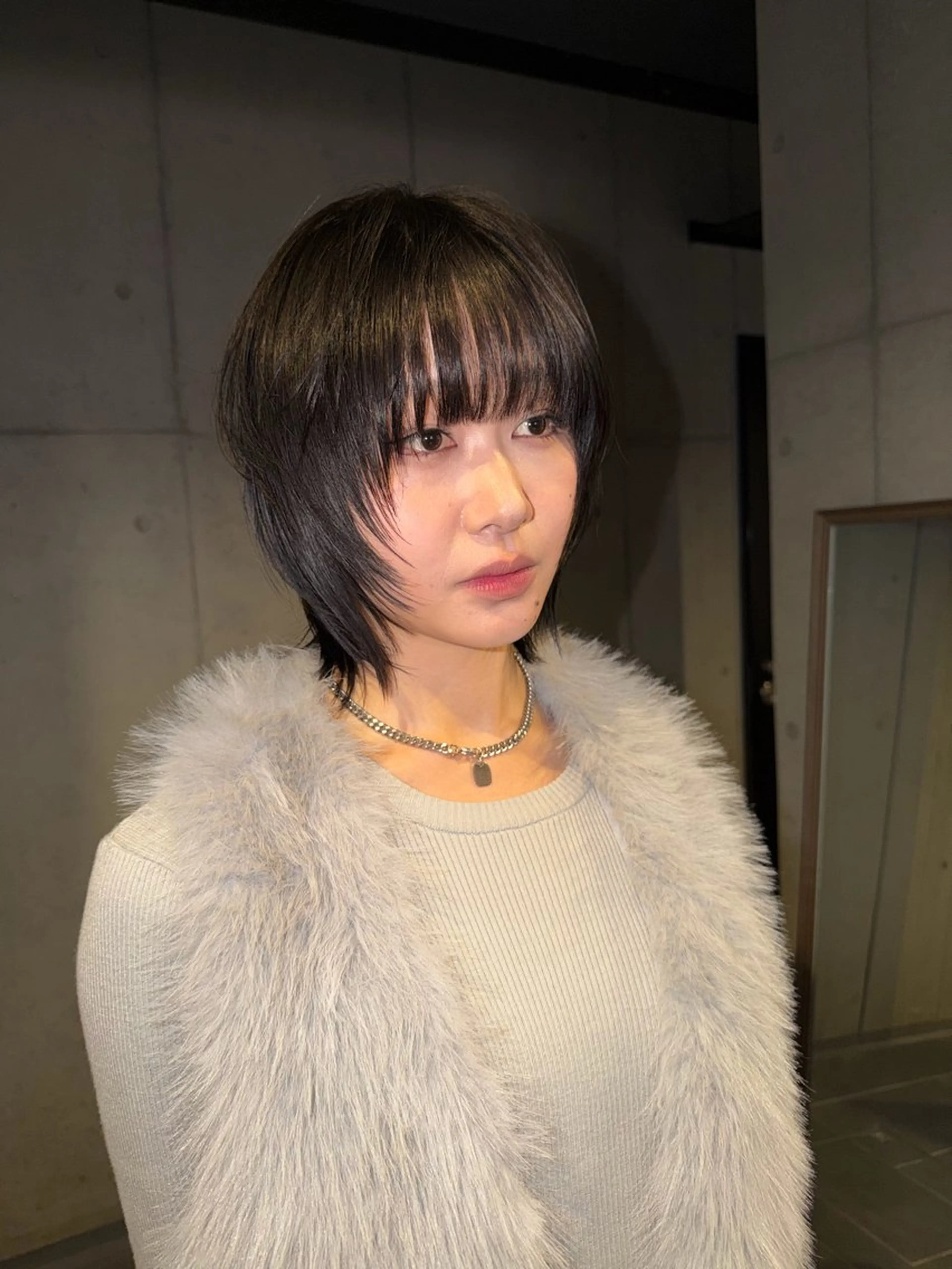 ショート カラー ショートヘア ウルフカット カット ヘアカラー 似合わせウルフ/ レイヤー/山本祐輔のヘアスタイル