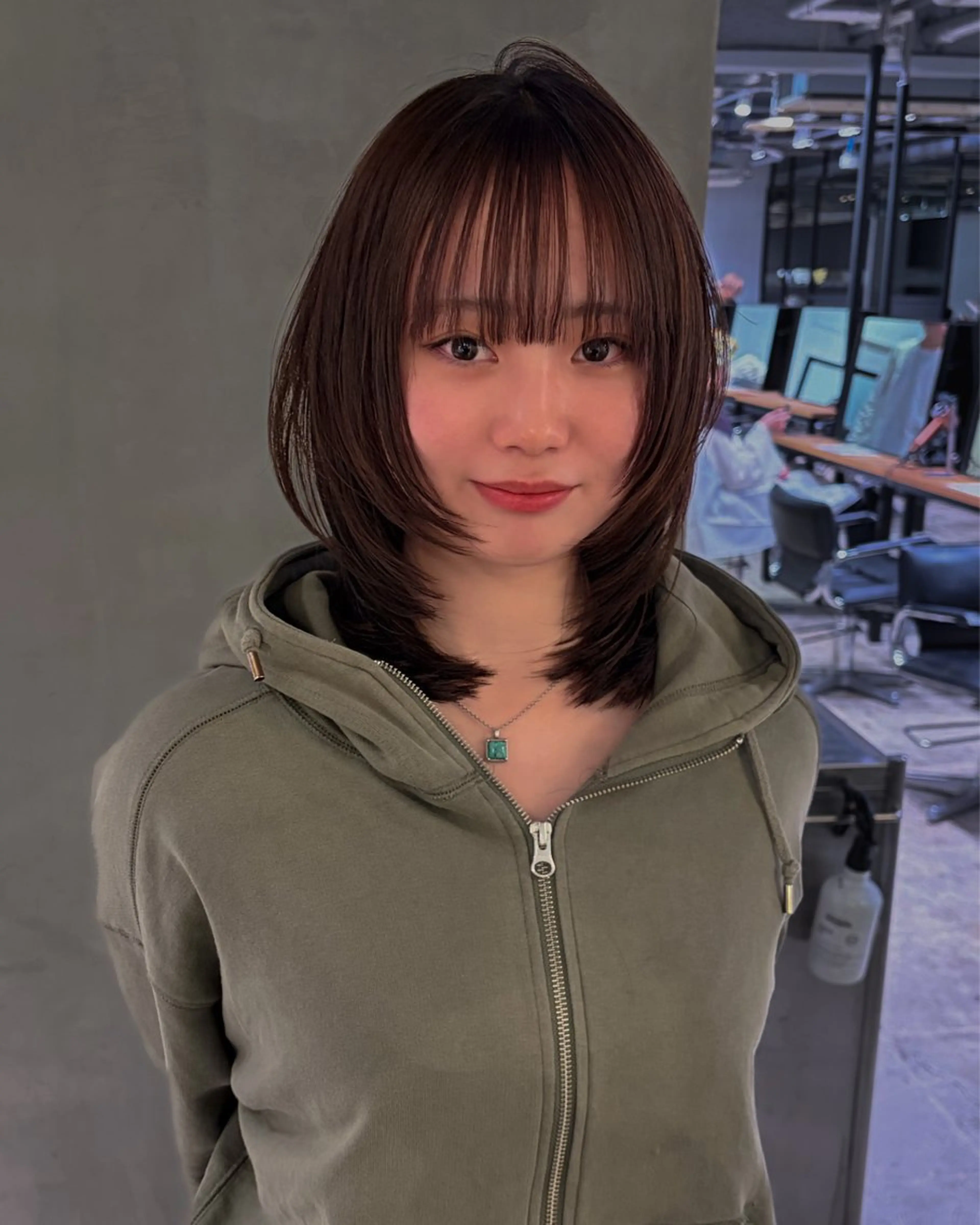 ミディアム レイヤー支持no.1 ☆笠原翔一のヘアスタイル